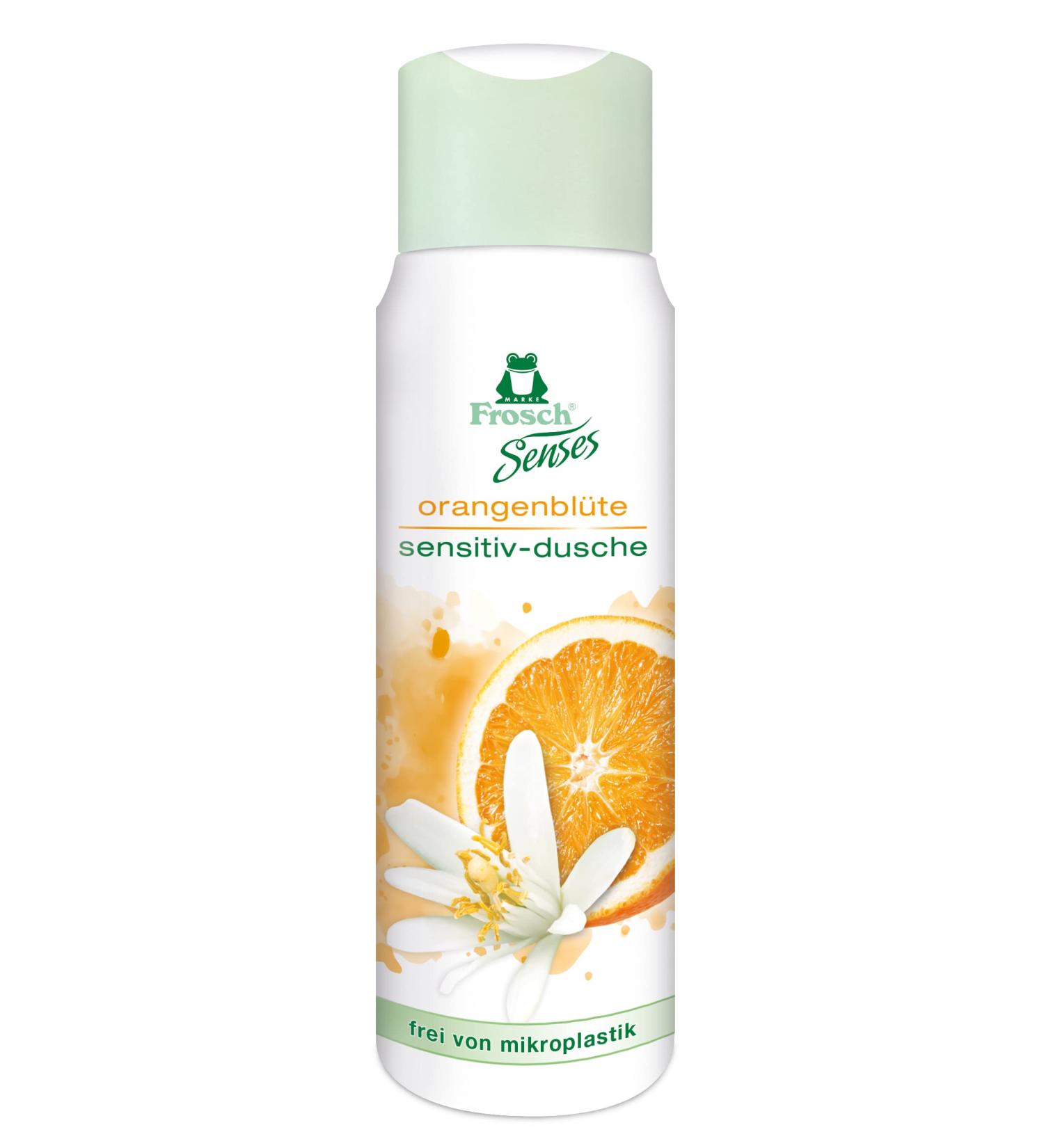 Frosch Senses Orange Blossom Sensitiv-Dusche Shower Gel 300ml Vegan Mikroplastikfrei - Buy Online on GoSupps.com