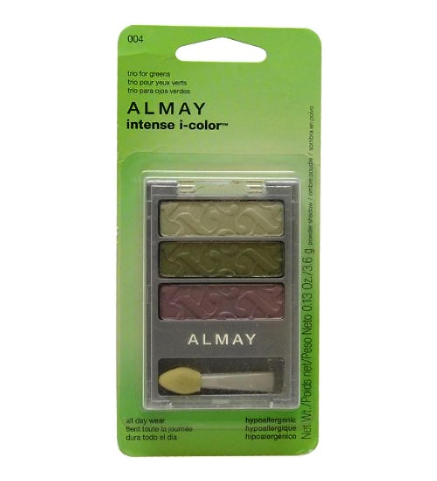 Almay Intense I-color Powder Shadow Trio for Greens for Women No. 004 0.13 Ounce