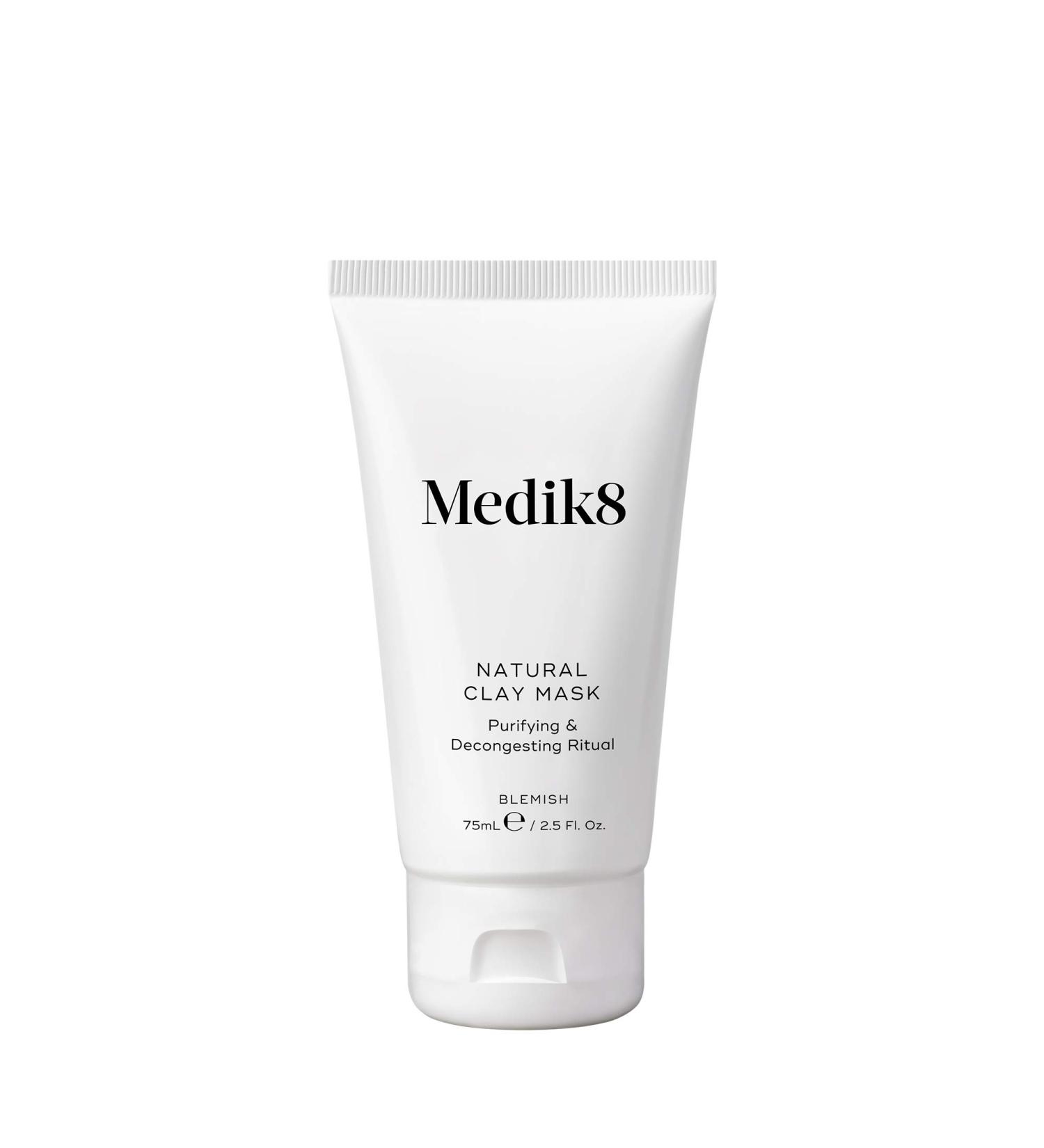  Medik8 Medik8 Natural Clay Mask Purifying and Decongestant Ritual Clarifying Facial Mask 75ml - Buy Online on GoSupps.com