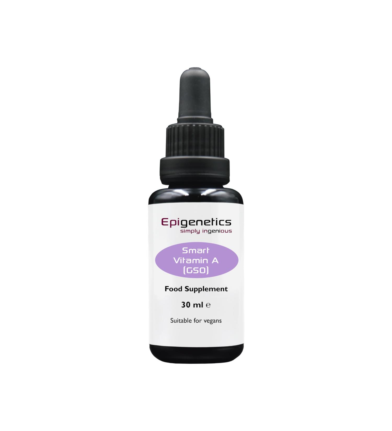 Smart Vitamin A Oil (GSO) 30ml | Vitamin A 800mcg (Retinyl Palmitate) + Organic Grape Seed Oil | UK Made Vegan Liquid | 1 Drop Daily (High Strength) - Buy Online on GoSupps.com