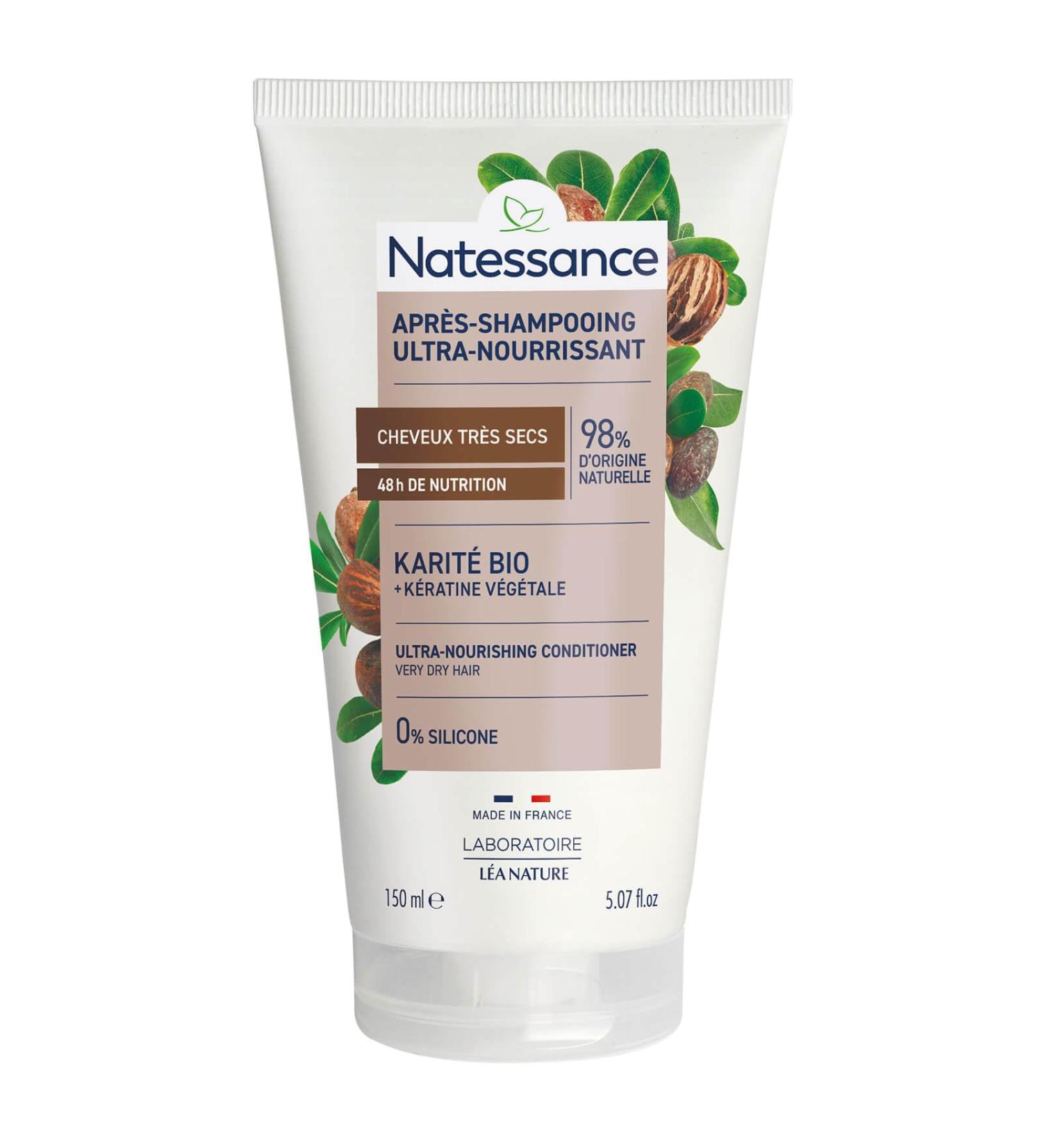 Natessance NATESSANCE Shea Butter/Vegetable Keratin Conditioner 150 ml