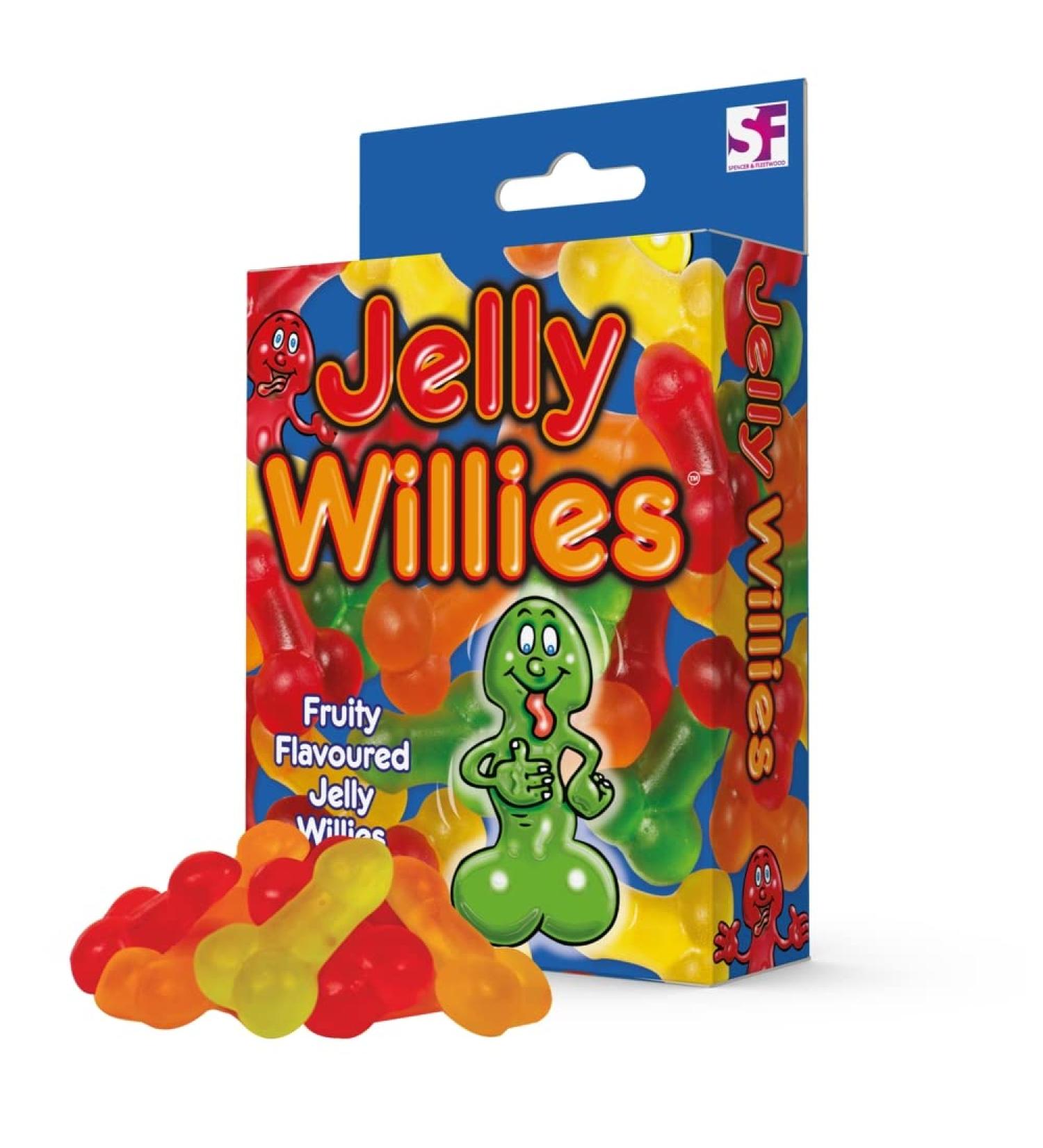 Gummy Willies - Mixed Fruit Flavoured Willy Shaped Sweets - Buy Online on GoSupps.com