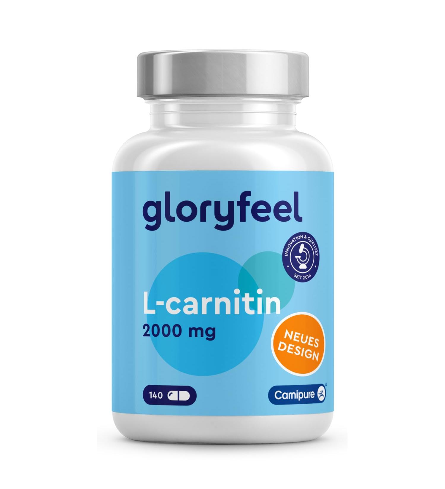 L-Carnitin 2000 - Pure Carnipure by Lonza | 140 Vegan Capsules | High-Dose L-Carnitine | Laboratory Tested | Made in Germany - Buy Online on GoSupps.com