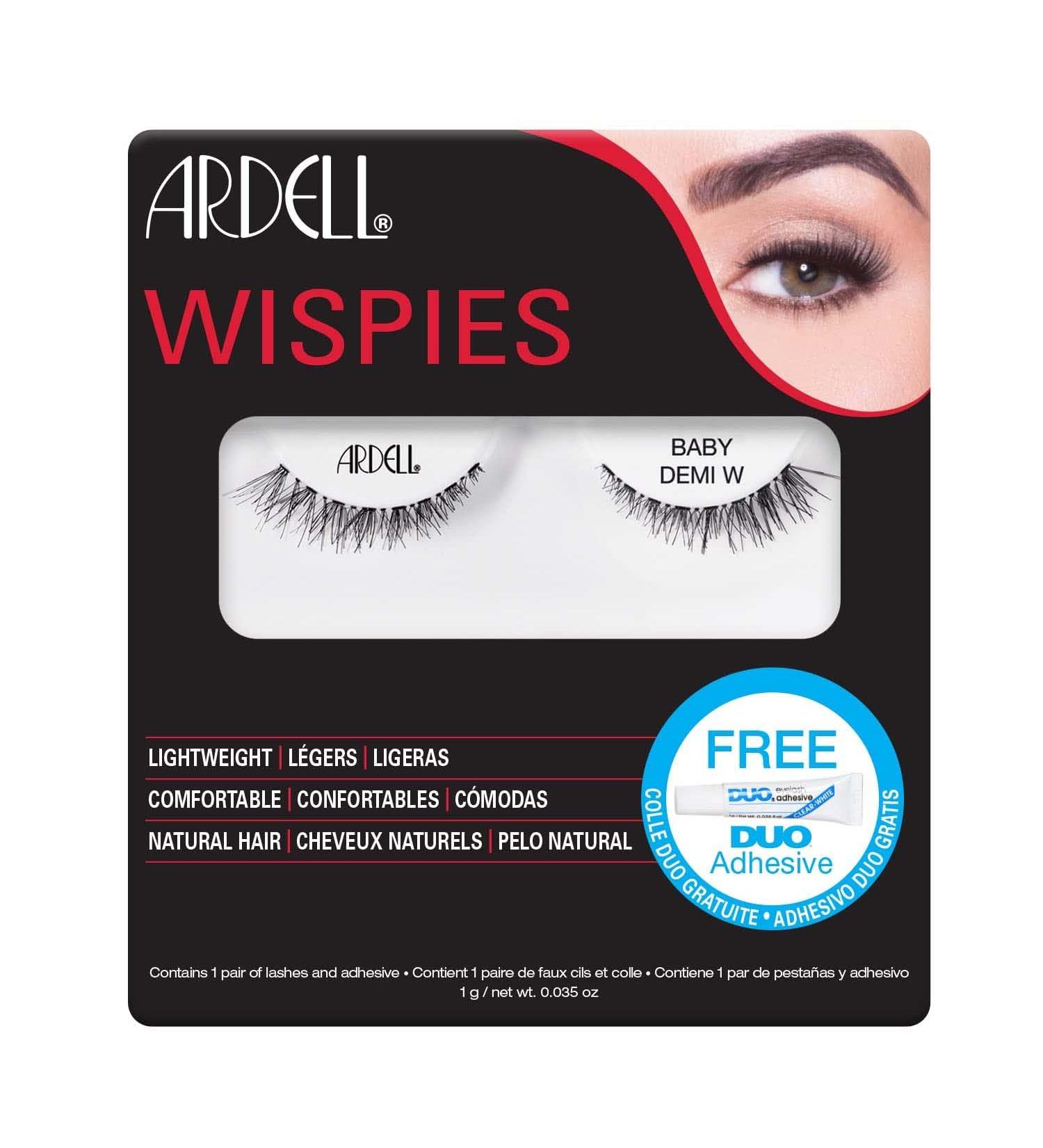 Ardell Baby Demi Wispies False Eyelashes + Mini DUO Adhesive Combo - Buy Online on GoSupps.com