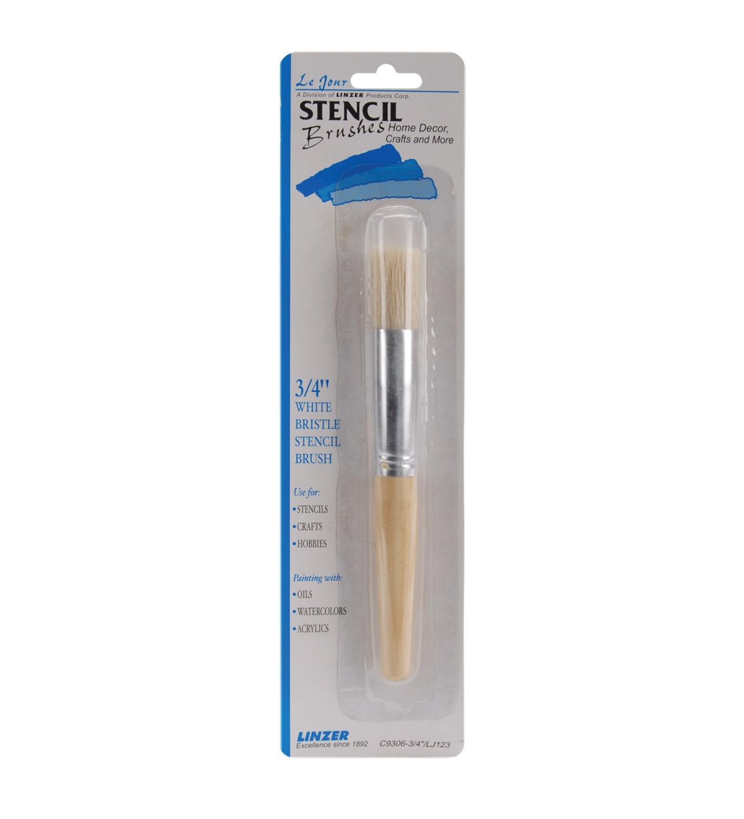 J.R. Edwards Stencil Brushes: 3/4" Diameter
