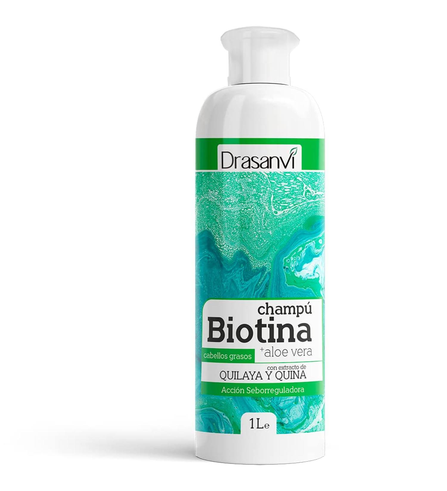 Drasanvi Biotina en aloe vera shampoo vethaar 1000 ml