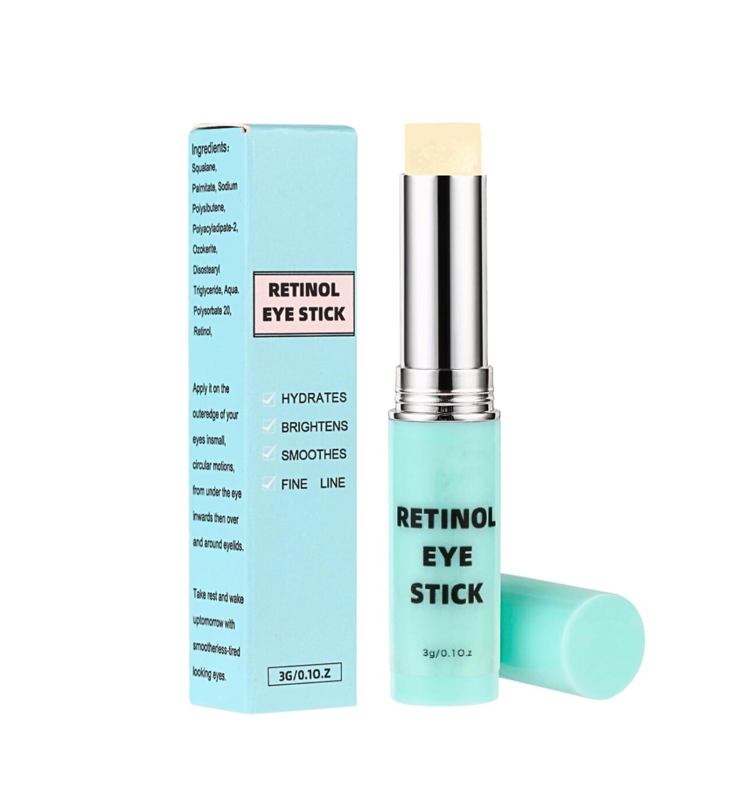 Retinol Stick Retinol Eye Cream Anti Aging Under Eye Cream for Dark Circles and Puffy Eyes Anti Wrinkle Eye Cream Firming Eye Balm Stick Fade Fine Lines Visible Results in 3-4 Weeks - Buy Online on GoSupps.com