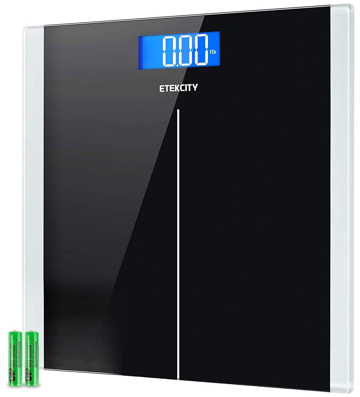 Etekcity Digital Bathroom Scale | Step-On Technology | 400 lb Capacity | Black Color - Buy Online on GoSupps.com
