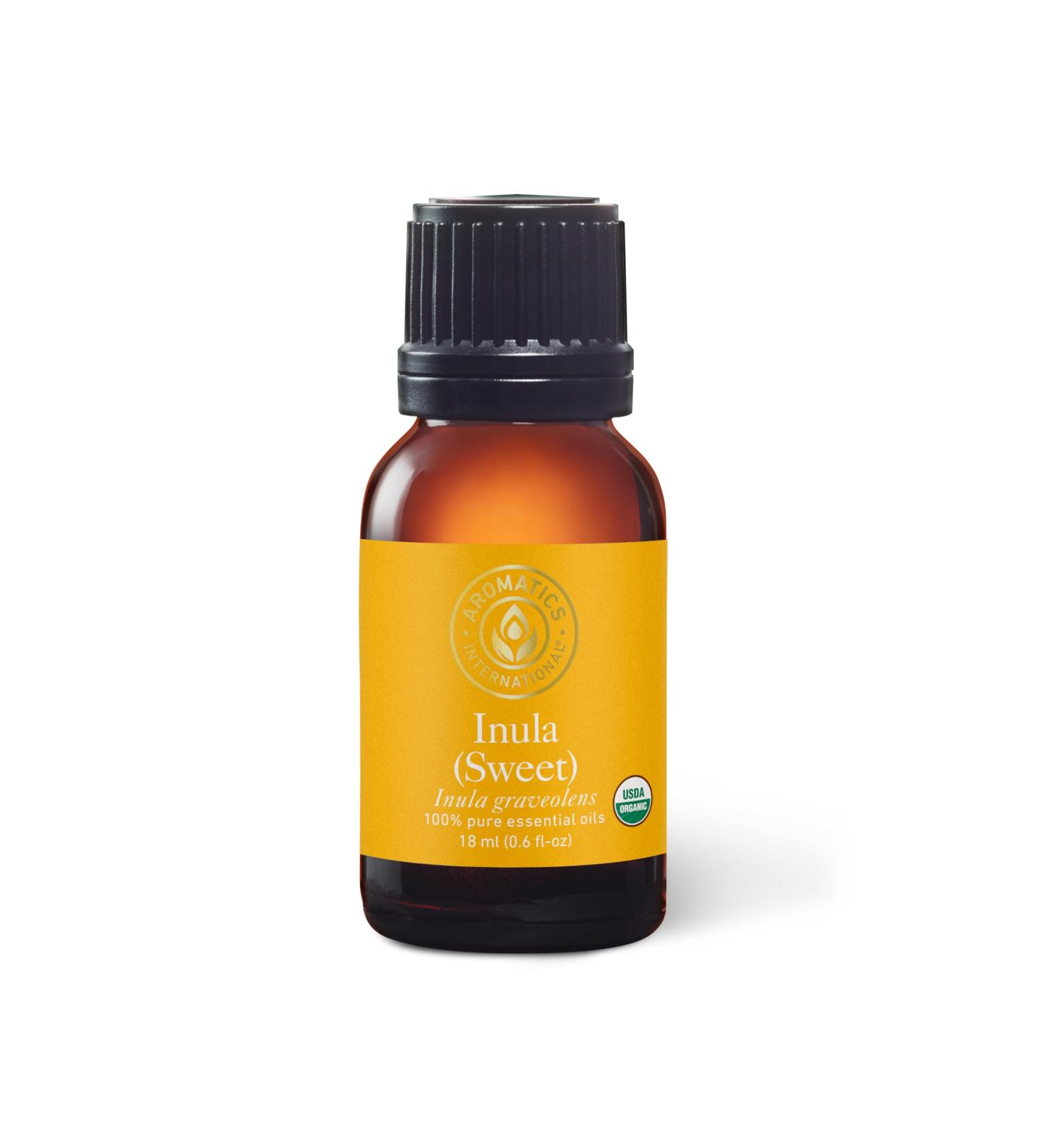 Aromatics International Premium Organic Inula Sweet Essential Oil 18ml | 100% Pure Essential Oil for Diffusion & Aromatherapy Inula Sweet 0.6 Fl Oz (Pack of 1) - Buy Online on GoSupps.com