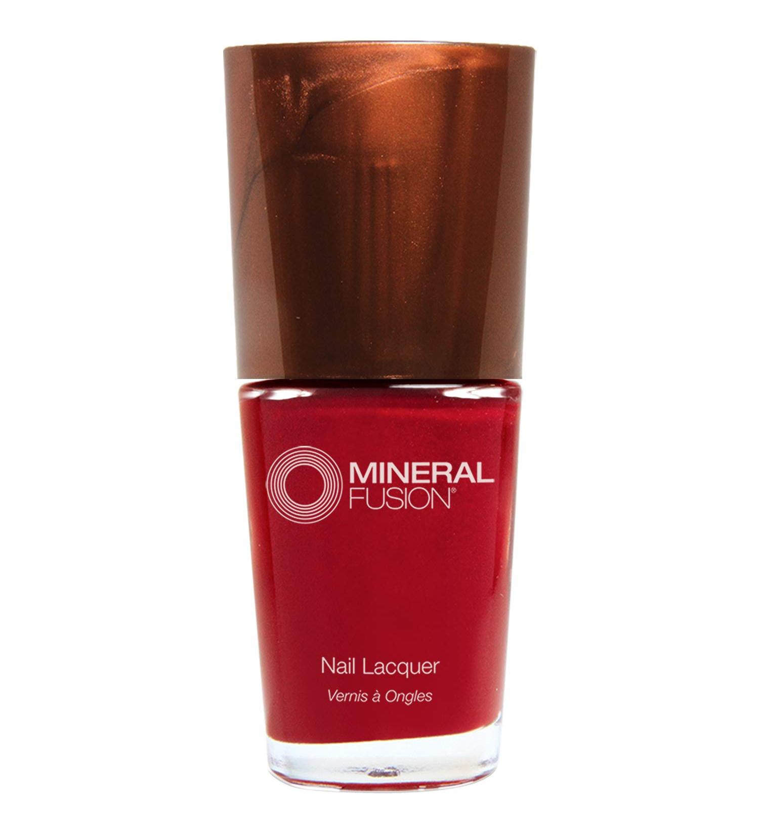 Mineral Fusion Nail Polish - Crimson Clay, 0.33 oz | Natural & Non-Toxic Formula - Buy Online on GoSupps.com