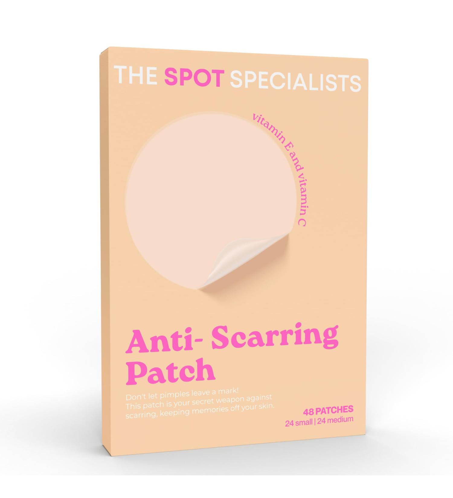 Buy Anti Scarring Patches (48 Patches) | Dermatologist-Approved Acne Pimple Treatment | Minimize Scars & See Results in 6 Hours | International Shipping Available - Buy Online on GoSupps.com