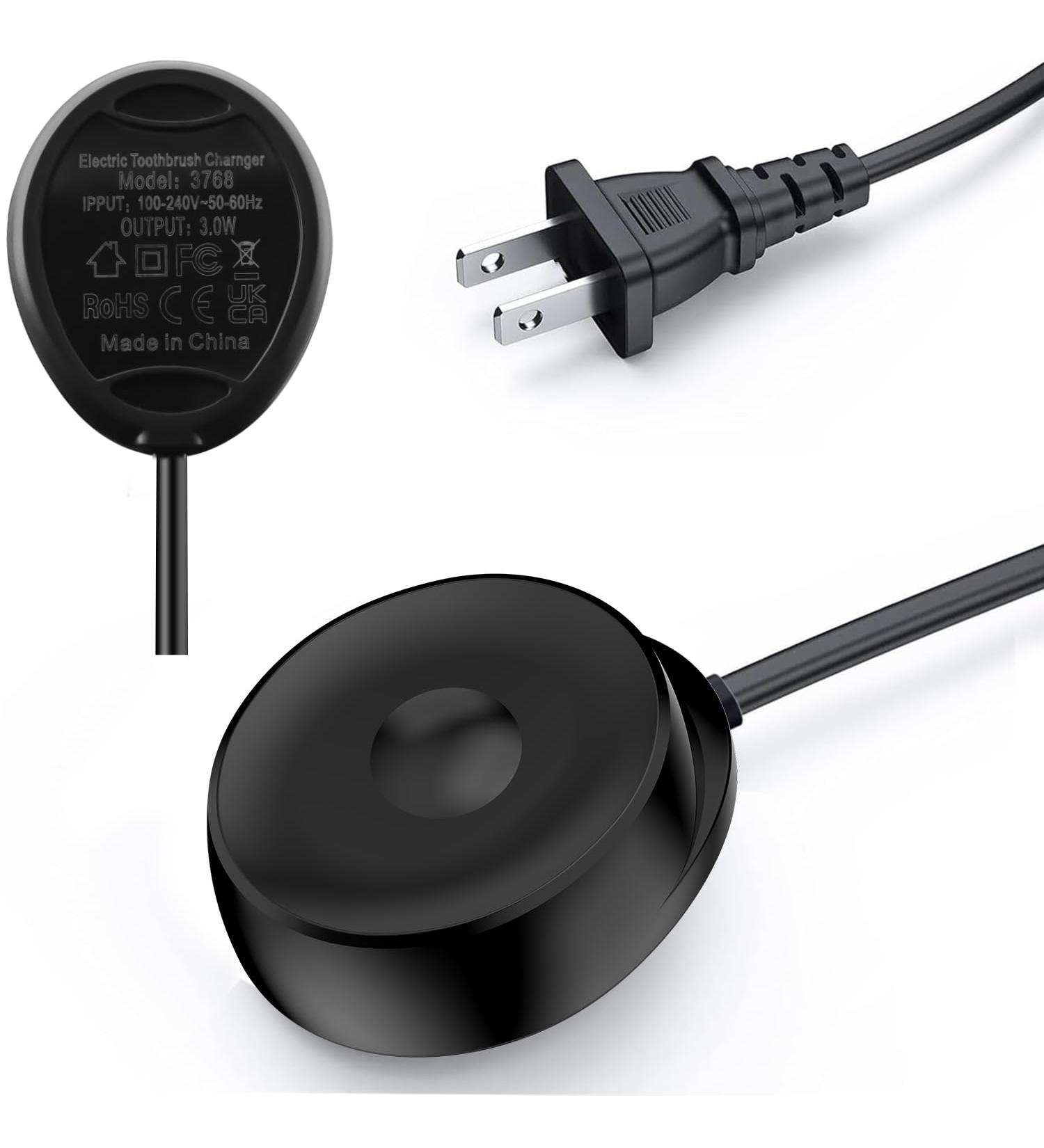 Buy Electric Toothbrush Charger for Braun Oral B IO Series 7 8 9 | Replacement Magnetic Charger 100V-240V for IO7 IO8 IO9 | IP67 | Travel & Home Use - Black - Buy Online on GoSupps.com