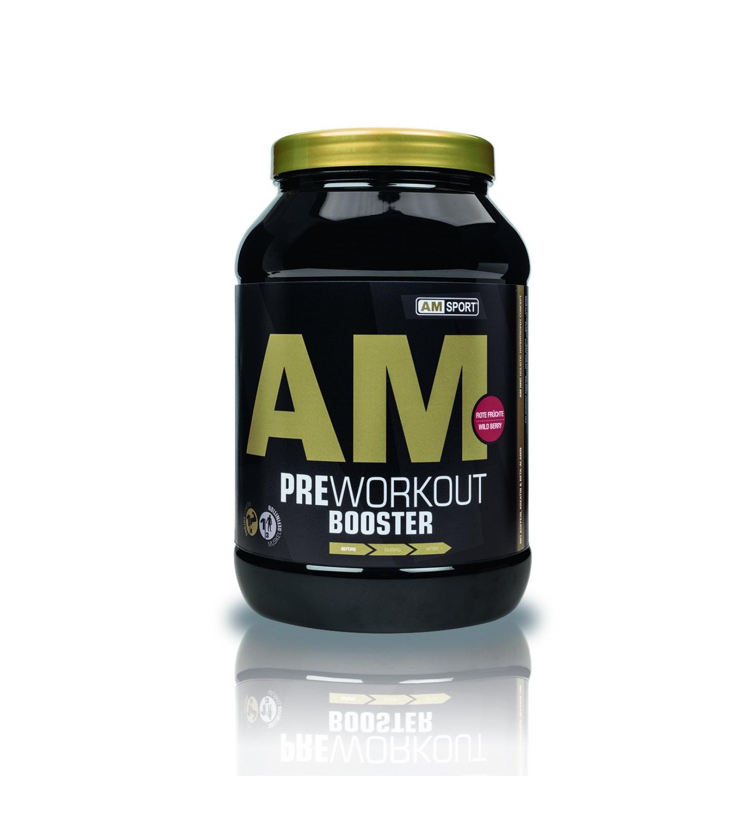 AMSPORT Pre Workout Booster Red Fruits 1500g