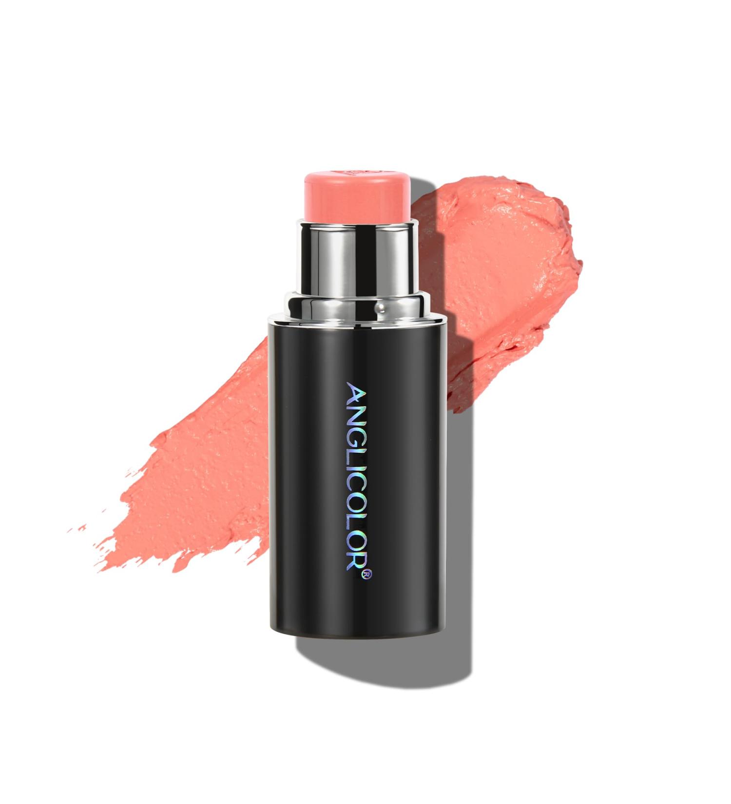  Anglicolor Anglicolor Cream Blush Stick creamy texture with luminous finish natural finish Ideal for travel easy to apply (02# Guava Peach) - Buy Online on GoSupps.com