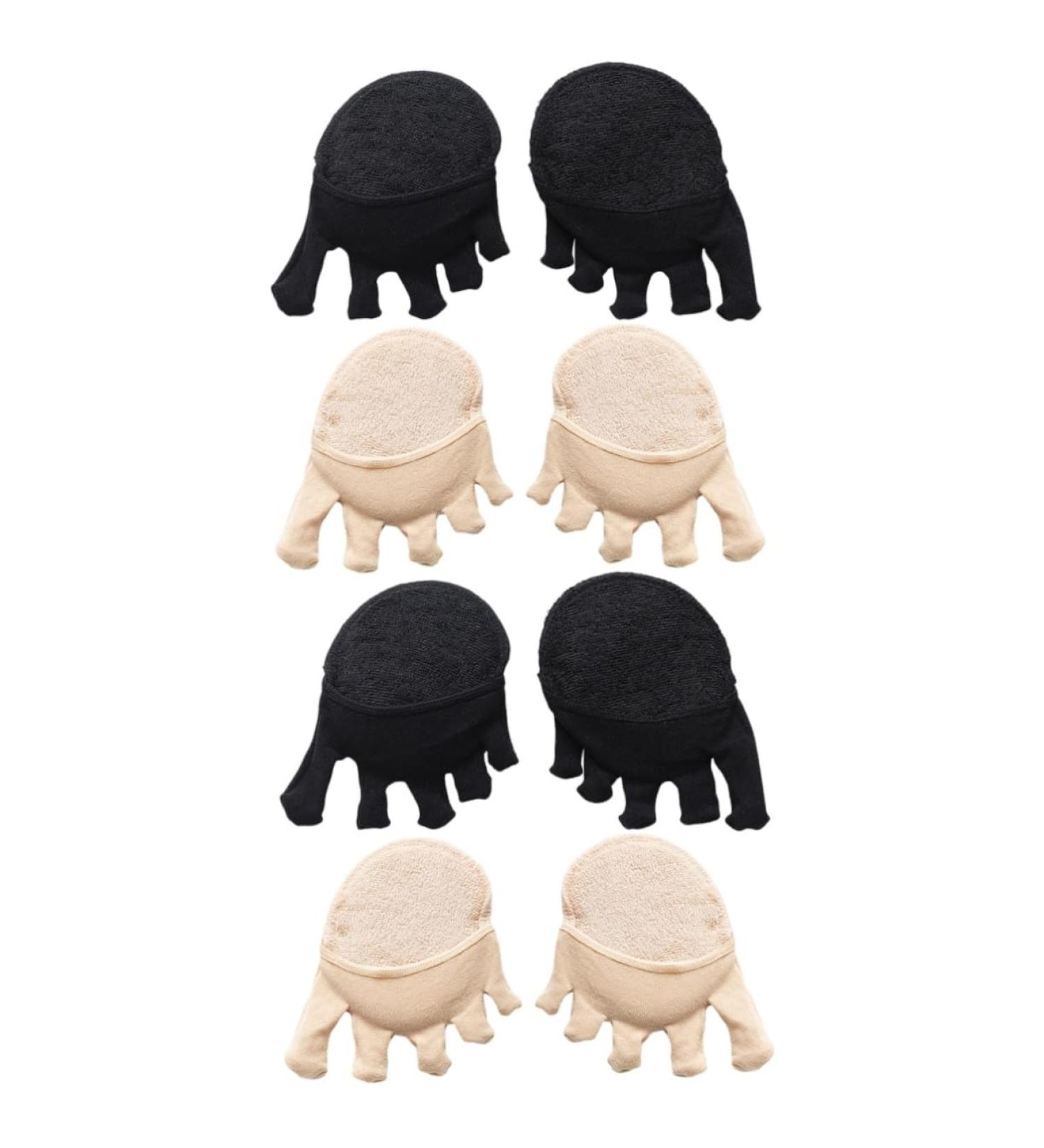 4 Pairs Full Toe Socks with Metatarsal Pads - Comfortable Wear-Resistant Outdoor Forefoot Socks - Buy Online on GoSupps.com