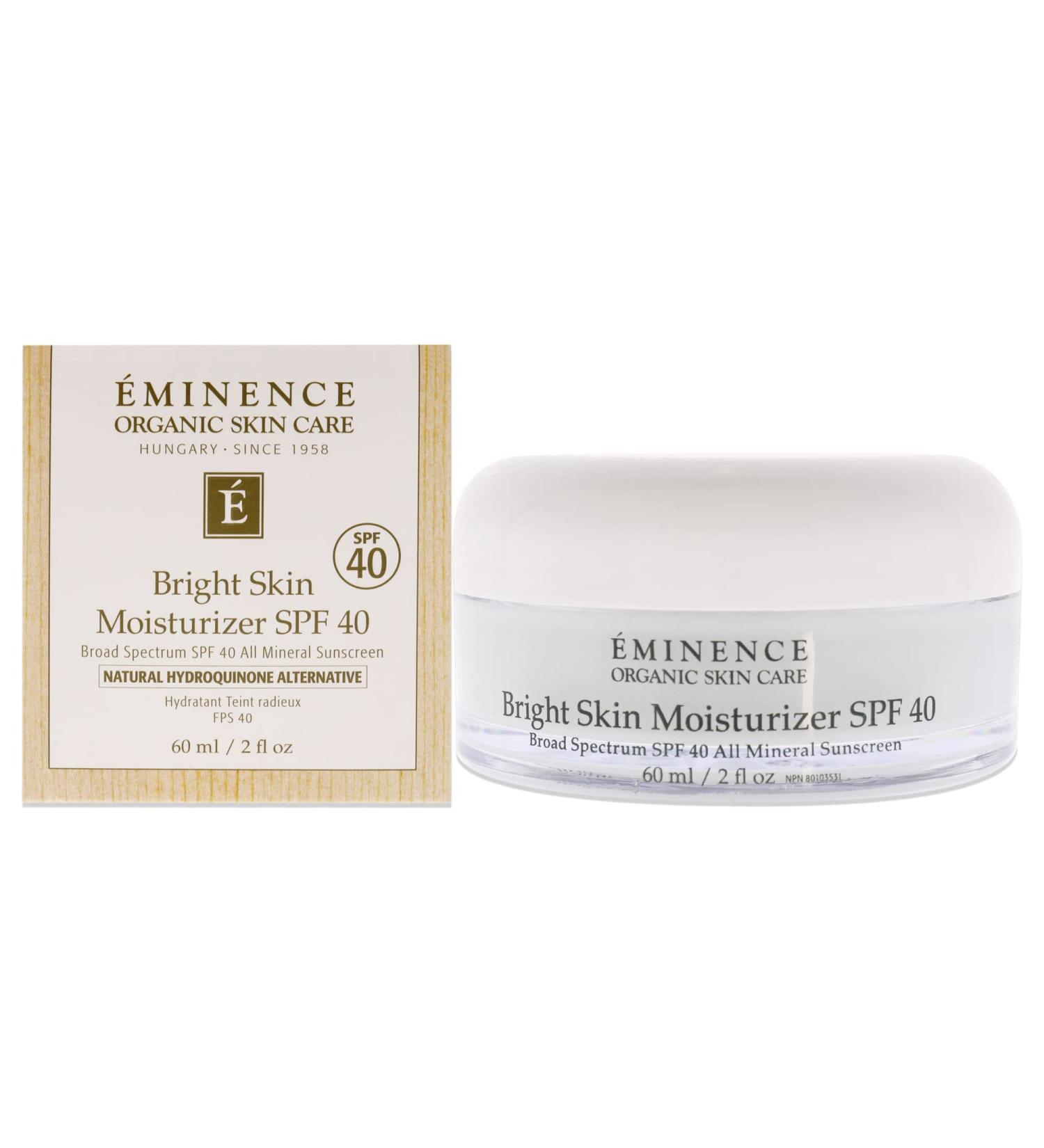 Eminence Eminence Bright Skin Moisturizer SPF 40 for unisex sunscreen 56.7 g