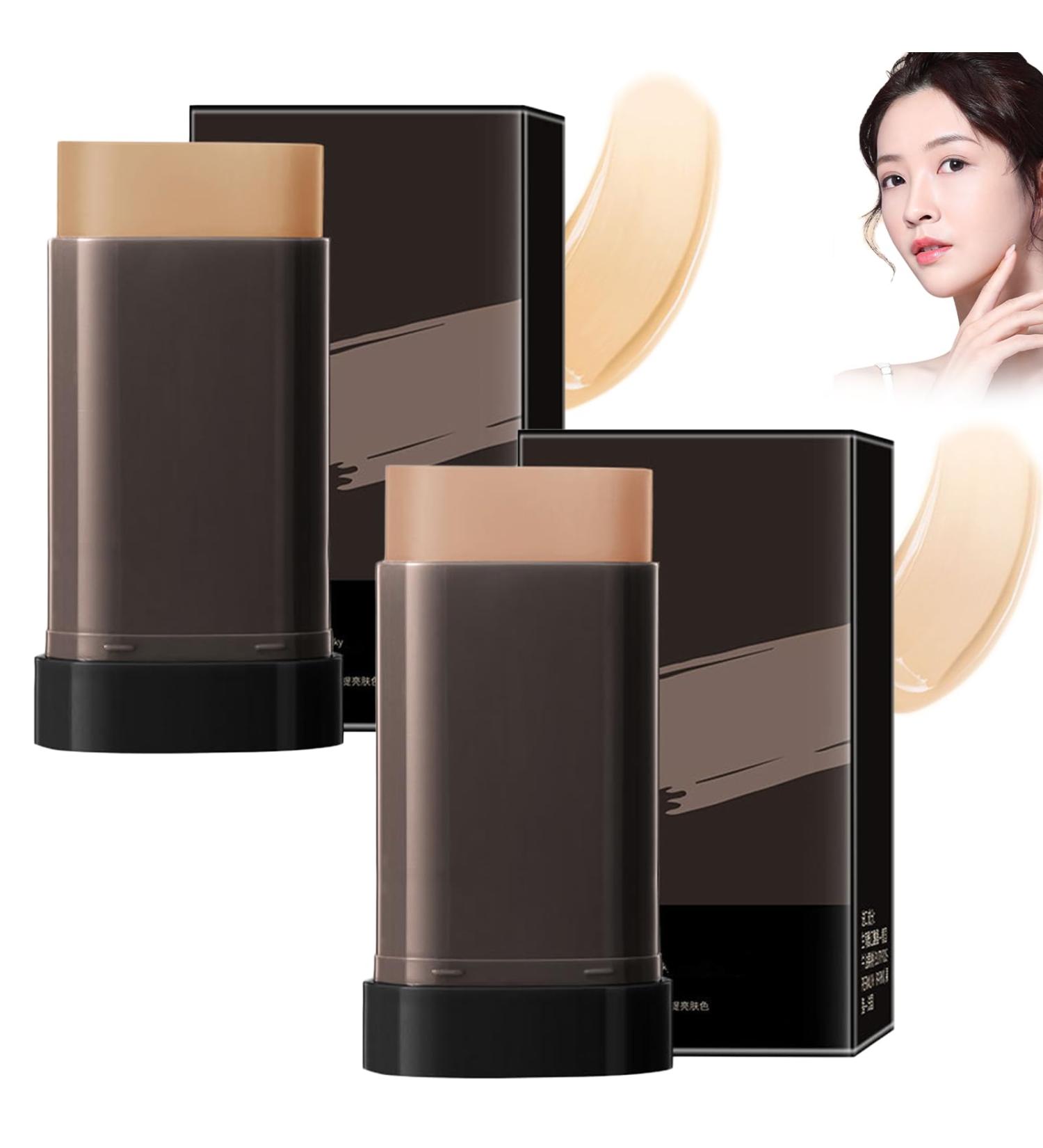 Concealer & Stick Foundation Anti-Wrinkle Foundation Multi-use Foundation Long-Lasting Face Makeup Stick Lightweight Long Lasting (Mix/2pcs) - Buy Online on GoSupps.com