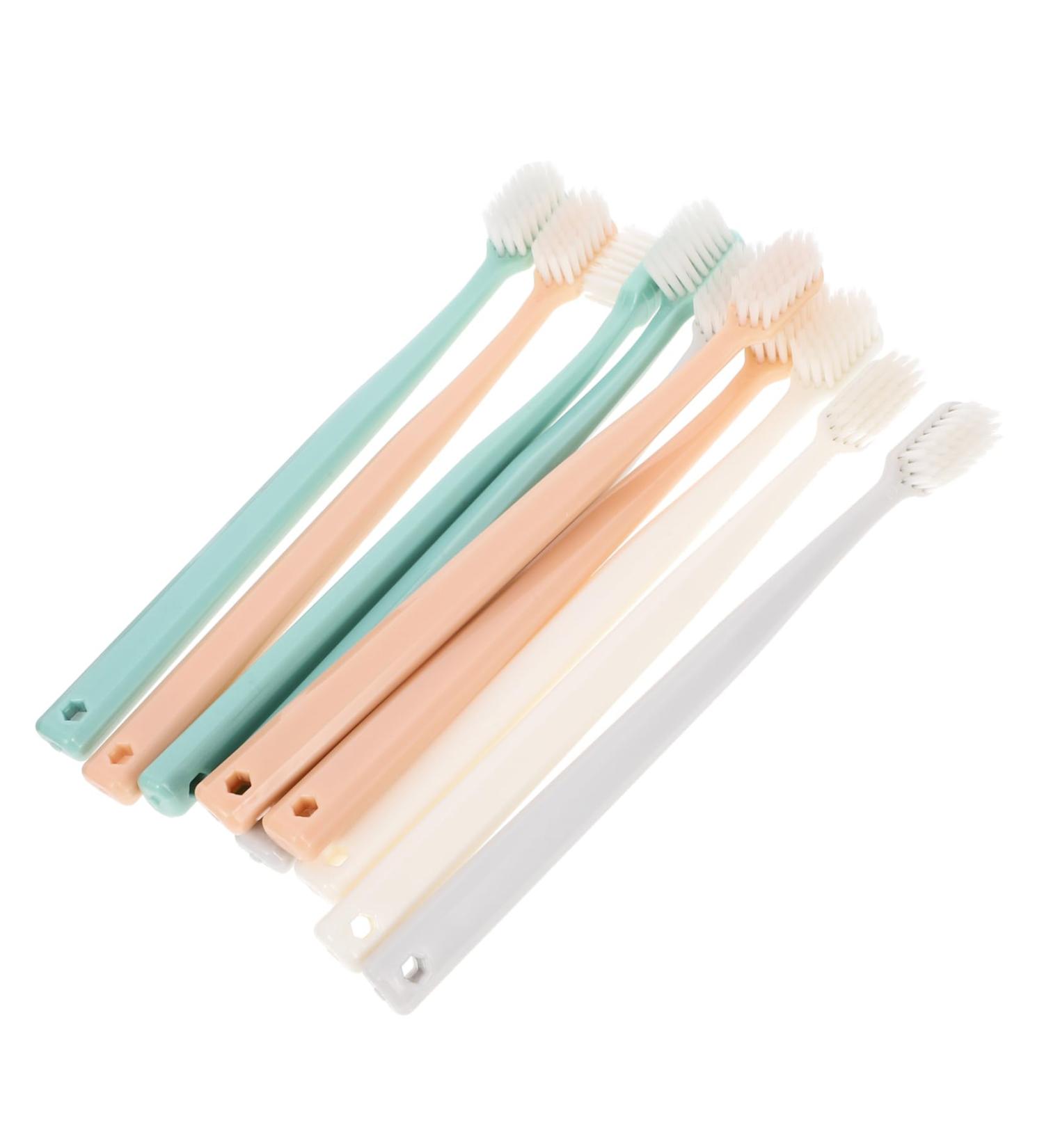 Buy Minkissy 10-Pack Soft Travel Toothbrushes | Affordable Daily Oral Hygiene | Portable & Wear-Resistant - Buy Online on GoSupps.com