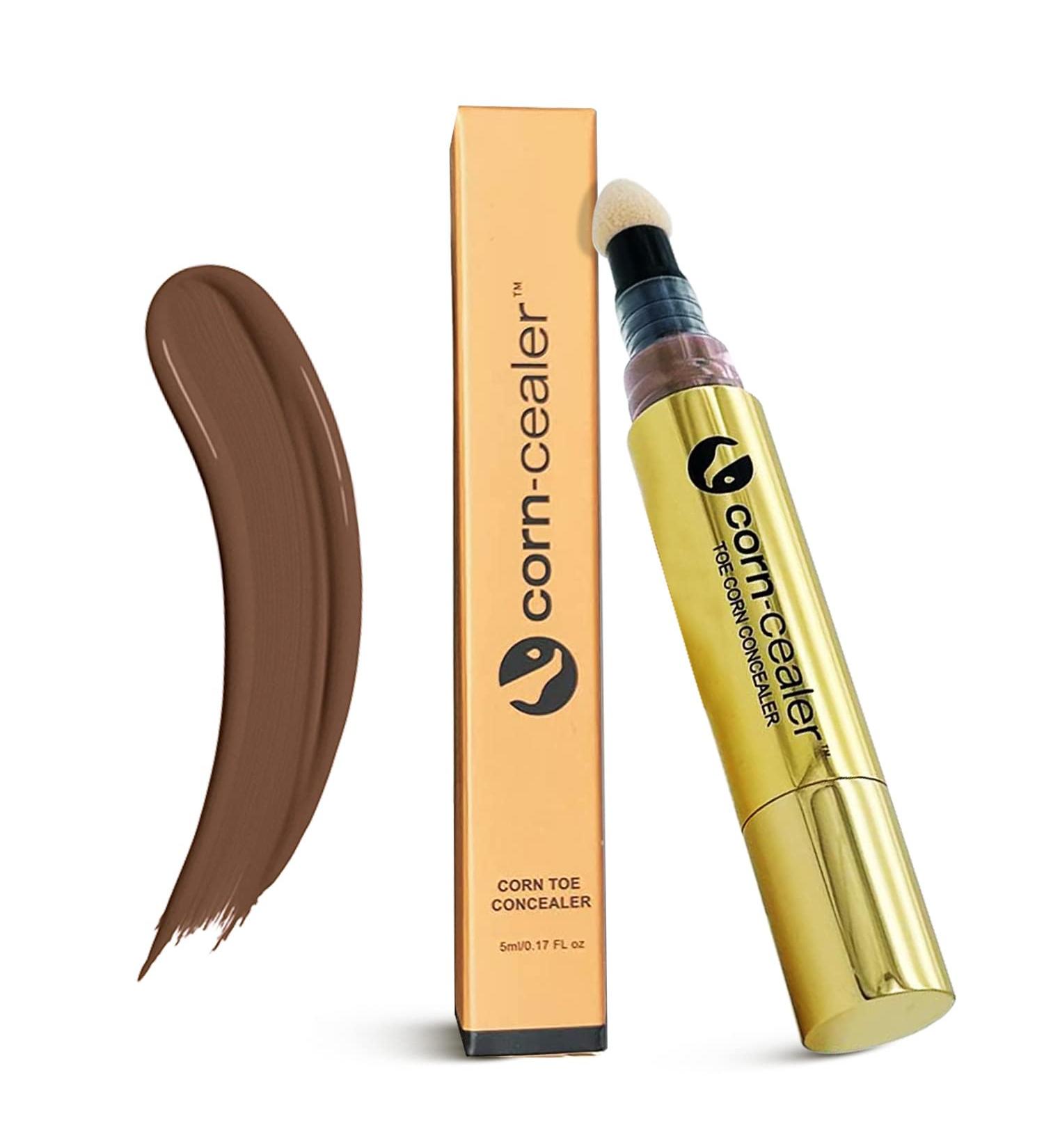 CORN-CEALER | Lightweight Toe Corn Concealer in Chestnut Shade - Instant Coverage for Toe Corns - Buy Online on GoSupps.com