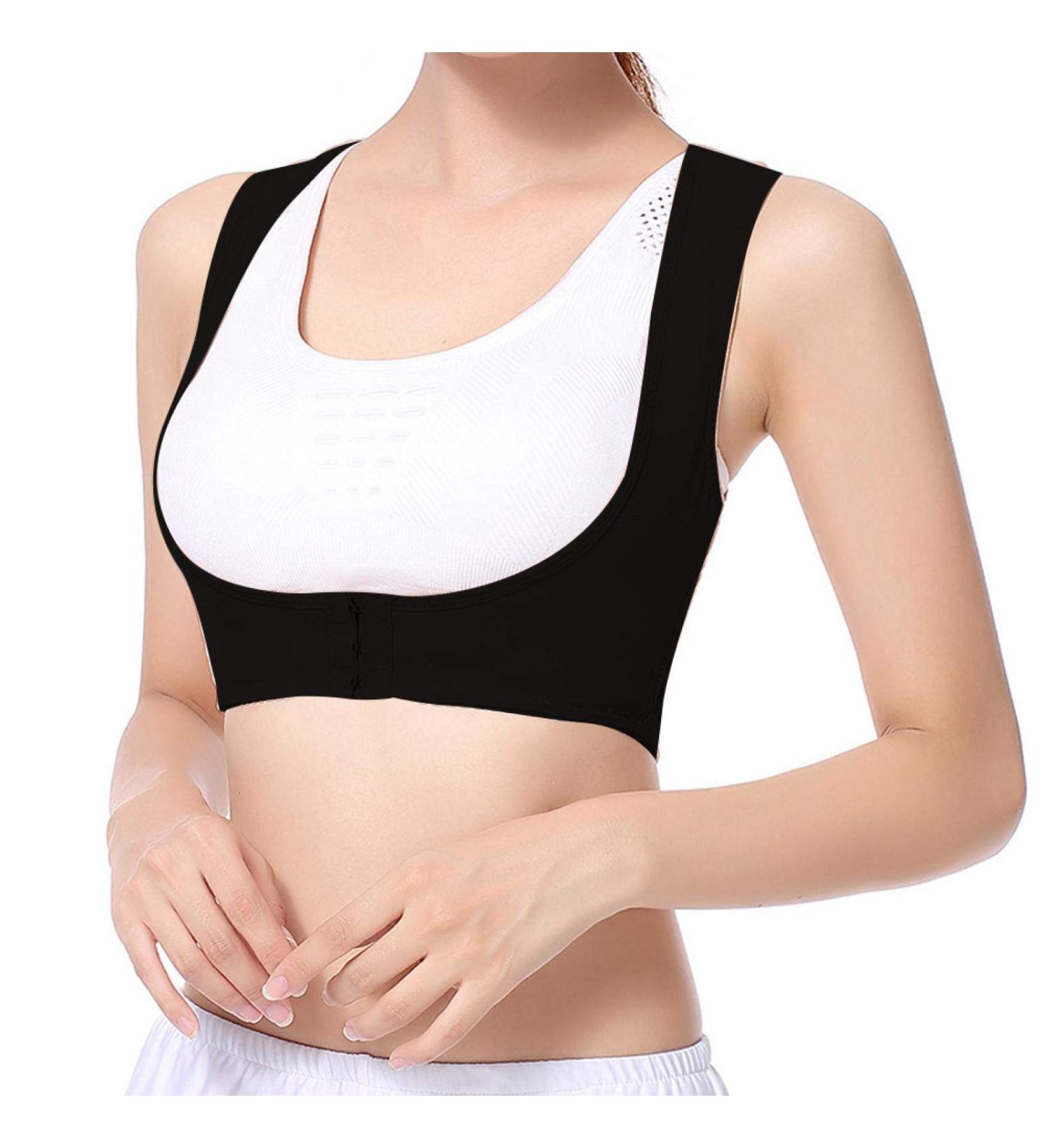 Adjustable Posture Corrector for Men & Women - Upper Back Support Belt for Humpback Scoliosis & Kyphosis - Orthopedic Back Brace (Black M - Buy Online on GoSupps.com