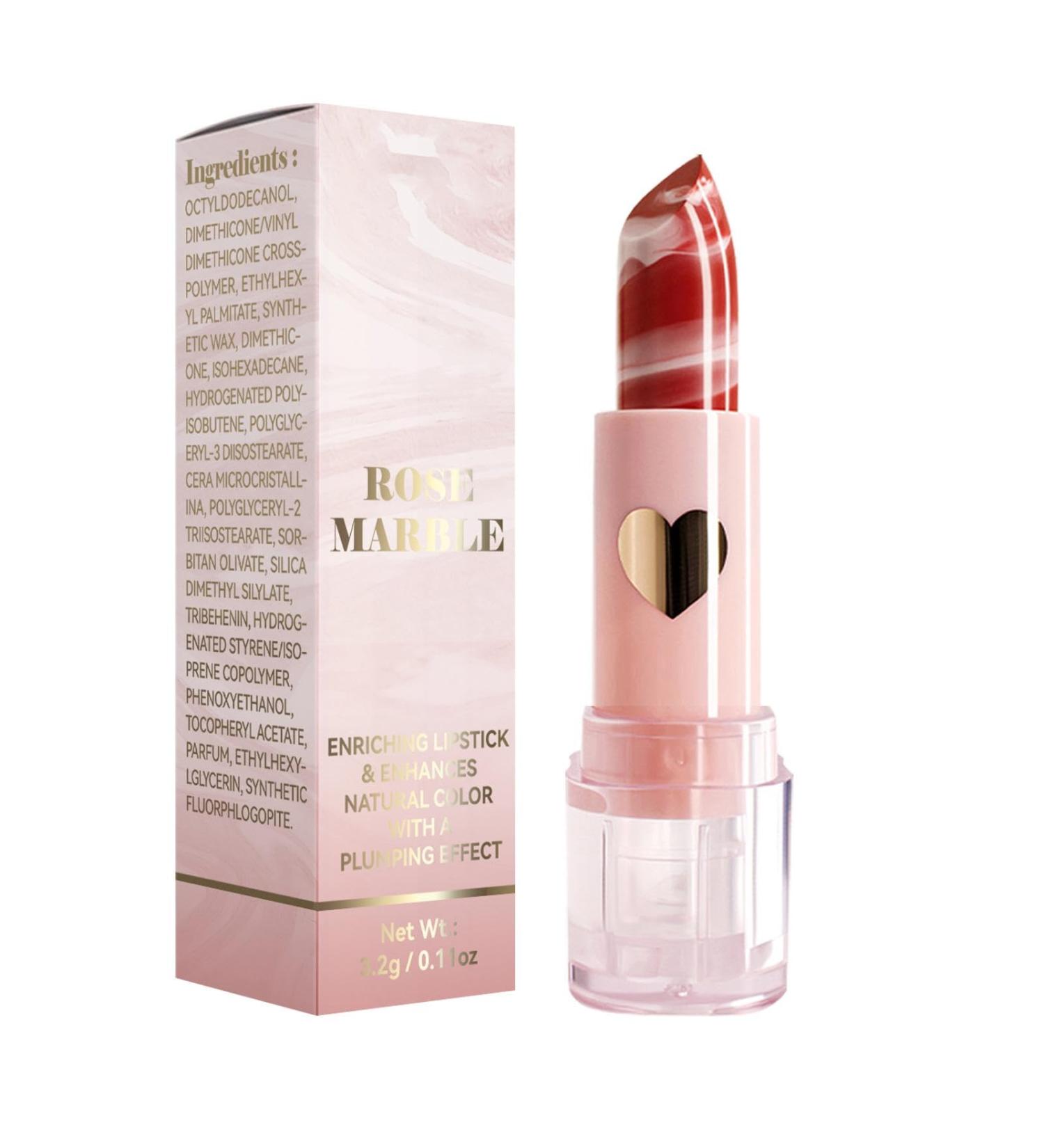  Opilroyn Marble Lip Sticks Moisturizing Lip Gloss Matte Lip Cream | Non Stick Sheer Matte Lip Marble Makeup Lip Gloss Velvet Lip Makeup Moisturizing Lip Gloss  - Buy Online on GoSupps.com