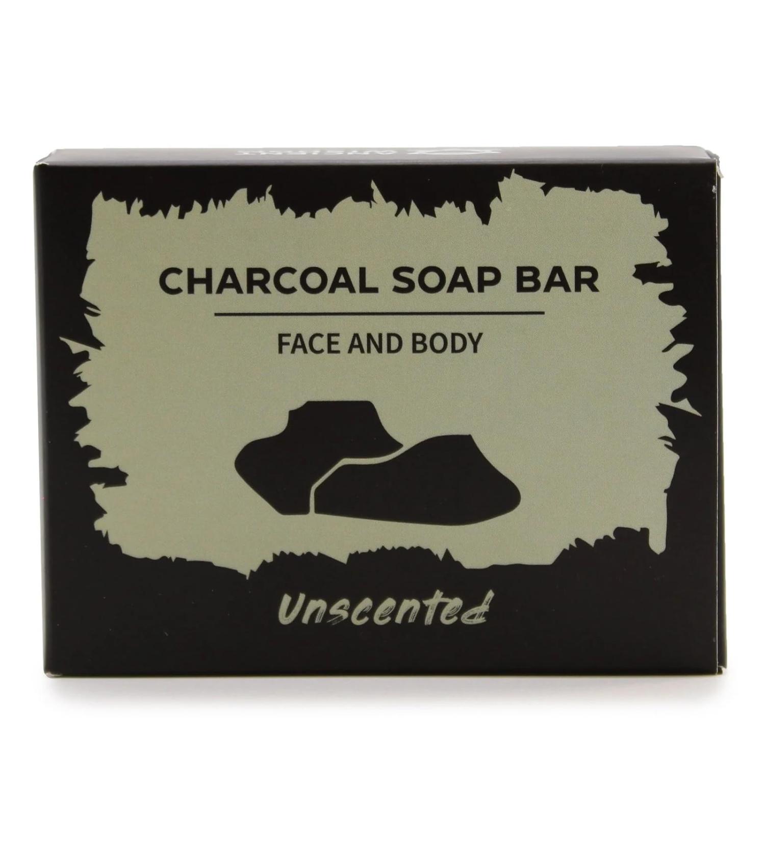 Charcoal Soap 85g - Unscented - Buy Online on GoSupps.com