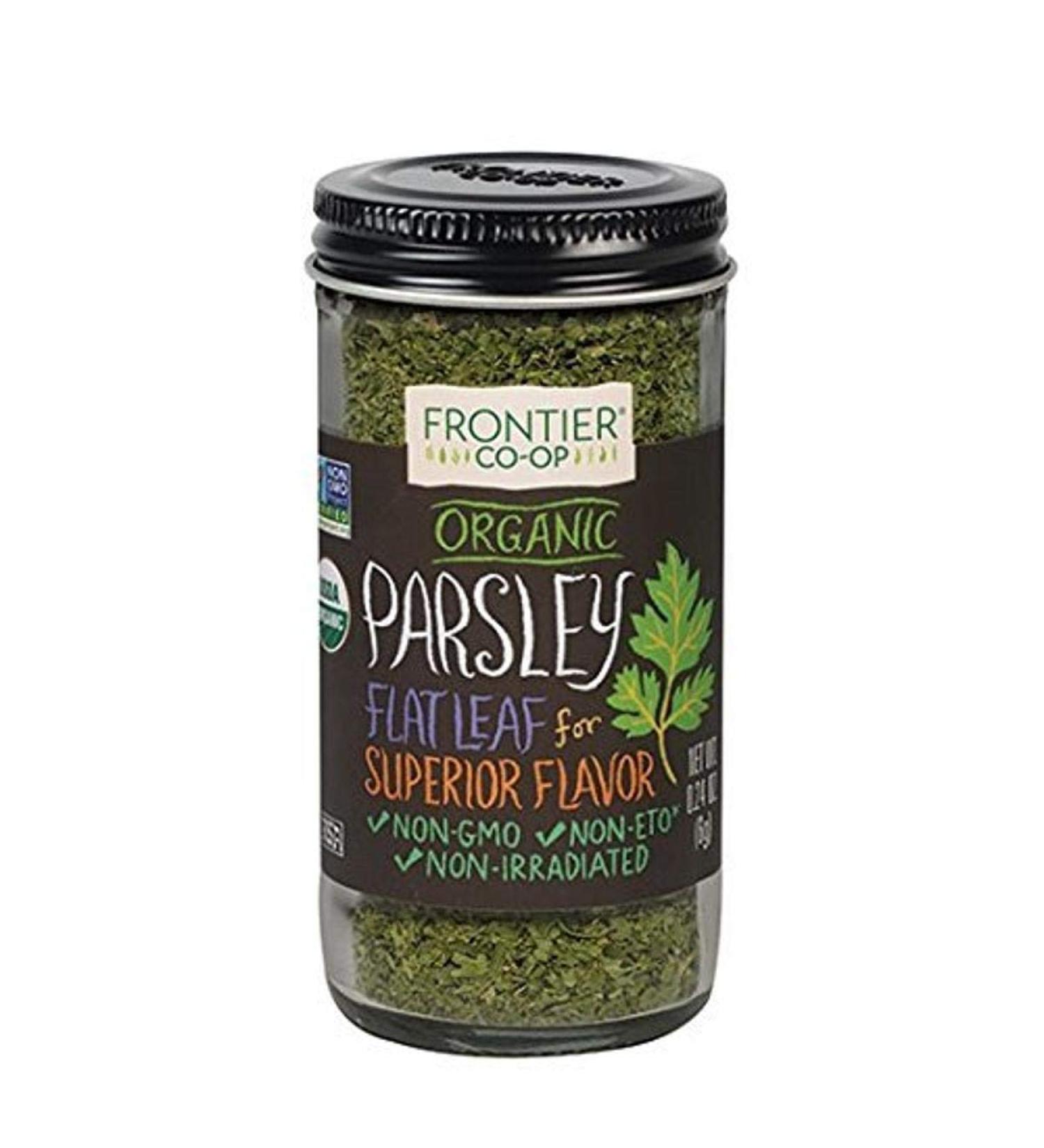 Buy Frontier Herb Organic Parsley Flakes - 0.24 oz | Premium Flavor for Cooking - Buy Online on GoSupps.com