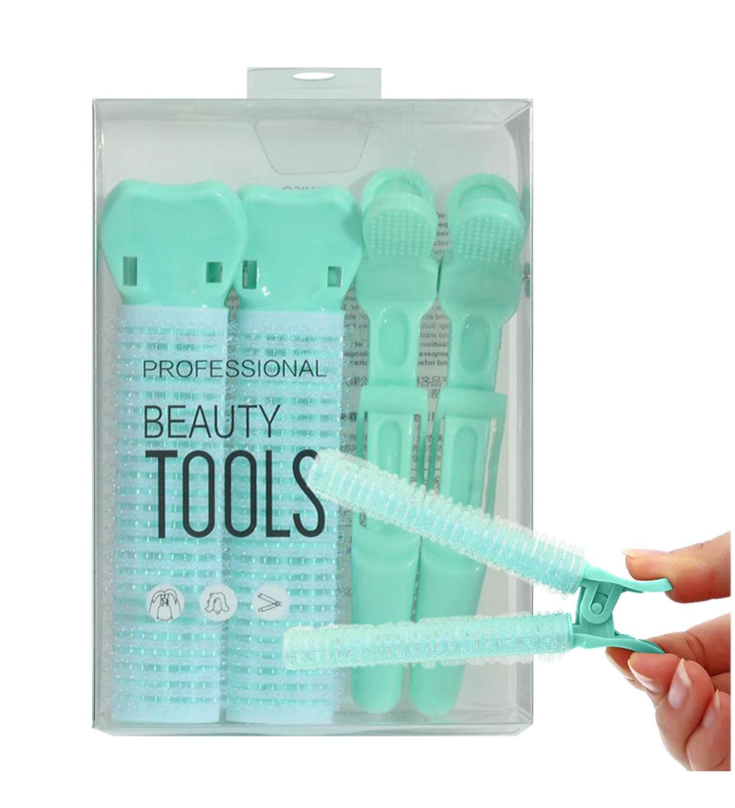 Hair Volumizing Clips - Instant Hair Volume Clip | 4 Volumizing Hair Root Clips Heatless Hair Curler for Long and Short Hair Hair Styling Accessories Green - Buy Online on GoSupps.com