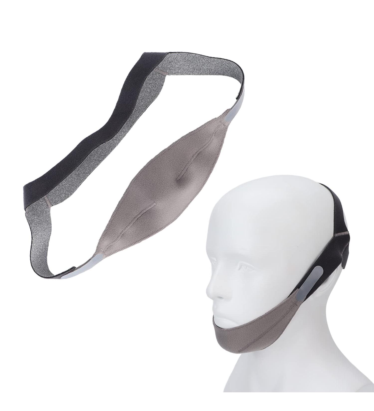 Milltrip Anti Snore Chin Strap for CPAP Users - Prevent Snoring, Soft Nylon Elastic, Breathable, Nose Breathing Belt - Mouth Breathers Solution - Buy Online on GoSupps.com