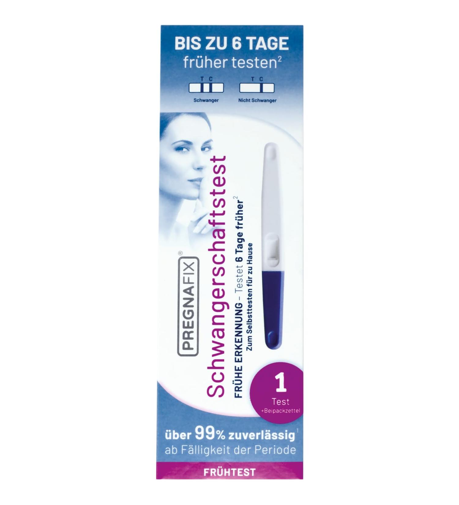 Pregnafix Pregnancy Fr htest - Accurate 6 Days Early Detection Quick 3-Minute Results Reliable & Easy to Use - Buy Online on GoSupps.com