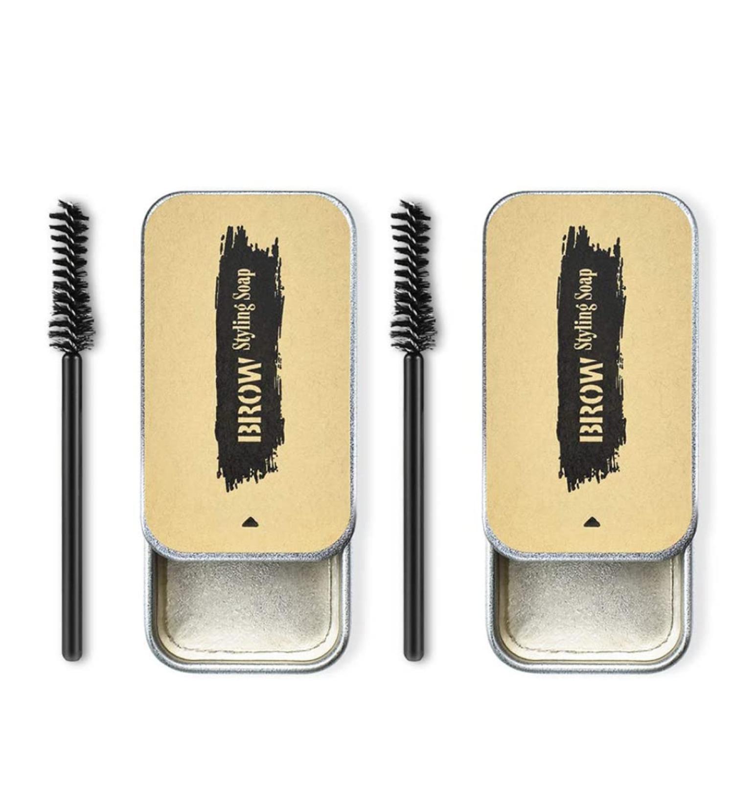 Wild eyebrow soap Eyebrow eyebrows with eyebrow inaminous waterproof eyebrow cream Wax gel adjustment wax 2pcs 2pcs eyebrow soap - Buy Online on GoSupps.com