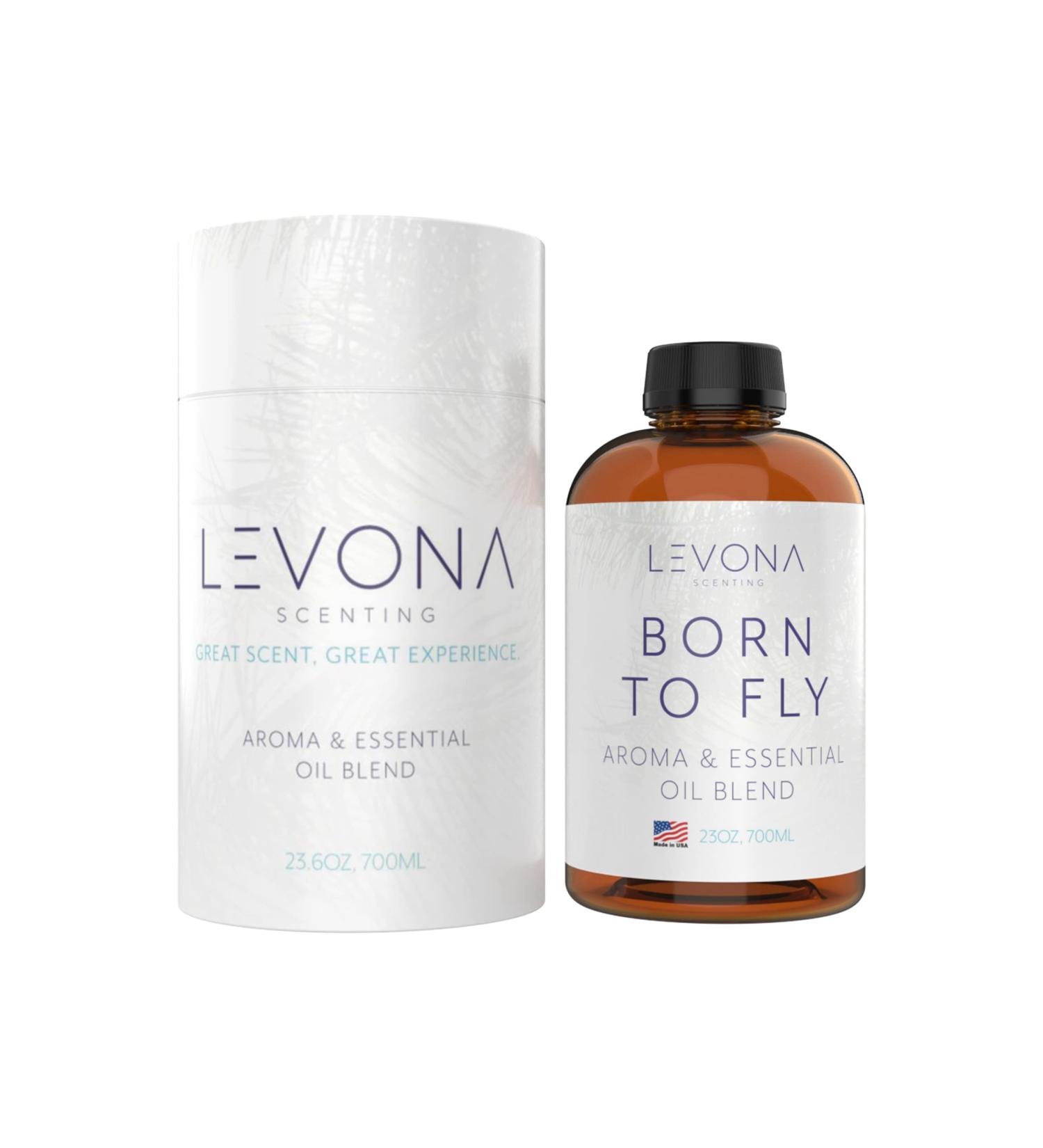 Levona Scent Essential Oil for Diffuser: Home Luxury Fragrance Scent - Aroma Diffuser Oil Refill - Hotel Diffuser Essential Oils for Humidifiers - 700 Ml/ 23oz Essential Oils - Born to Fly Born to Fly 23.66 Fl Oz (Pack of 1) - Buy Online on GoSupps.com