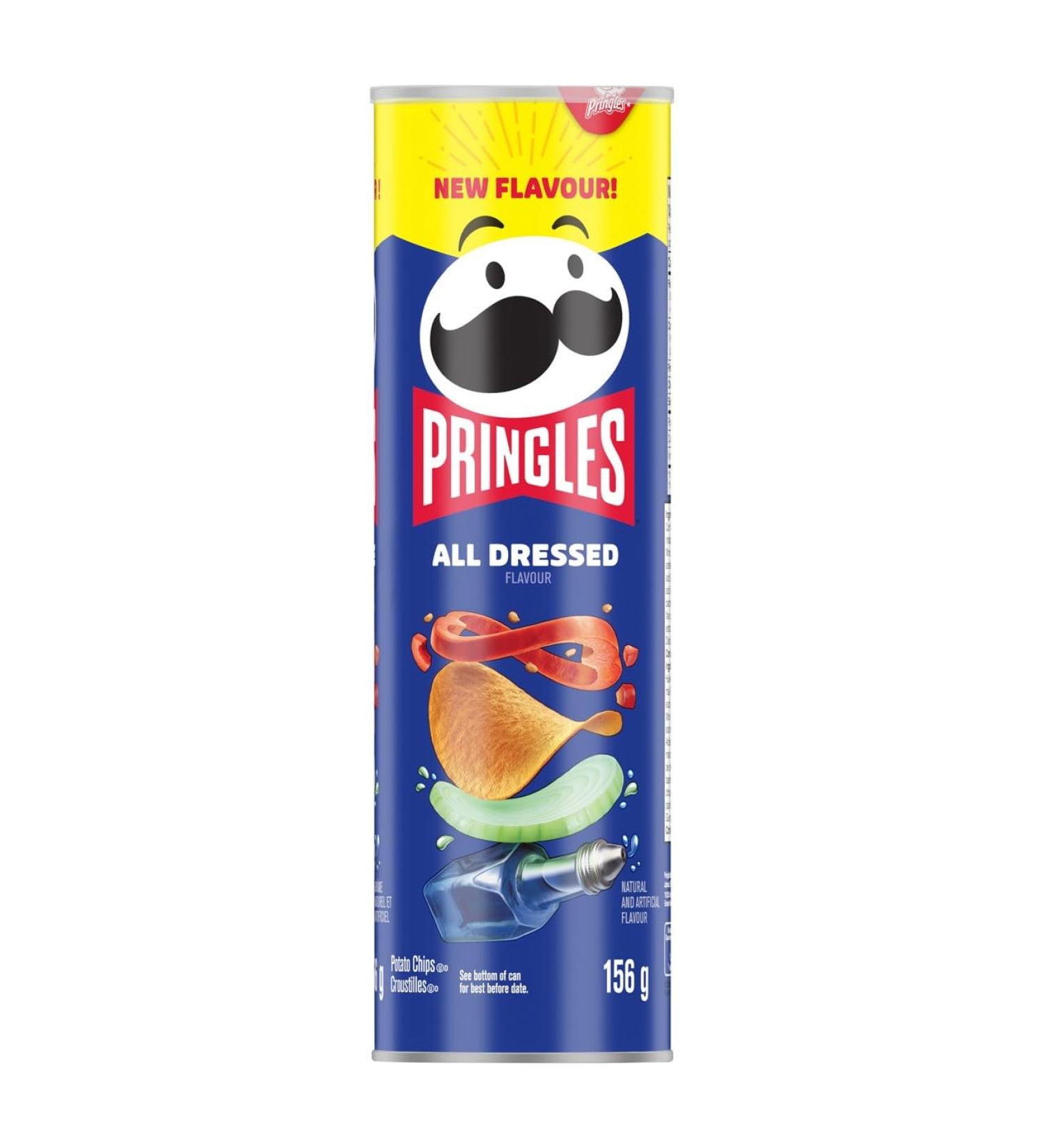 Pringles* All Dressed Flavour Potato Chips 156 g - Buy Online on GoSupps.com
