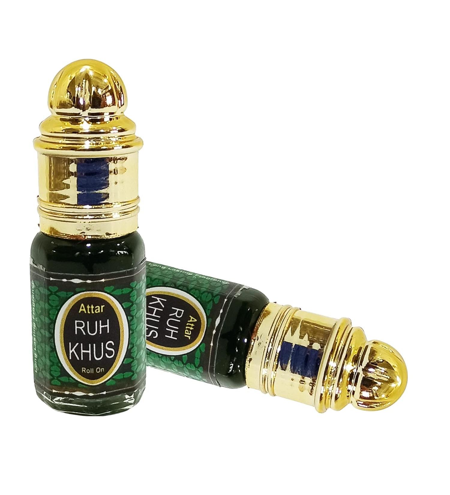 ATS Attar For Men|Women Ruh Khus Real and Natural Vetiver Long Lasting Fragrance 3ml Rollon Pack - Buy Online on GoSupps.com
