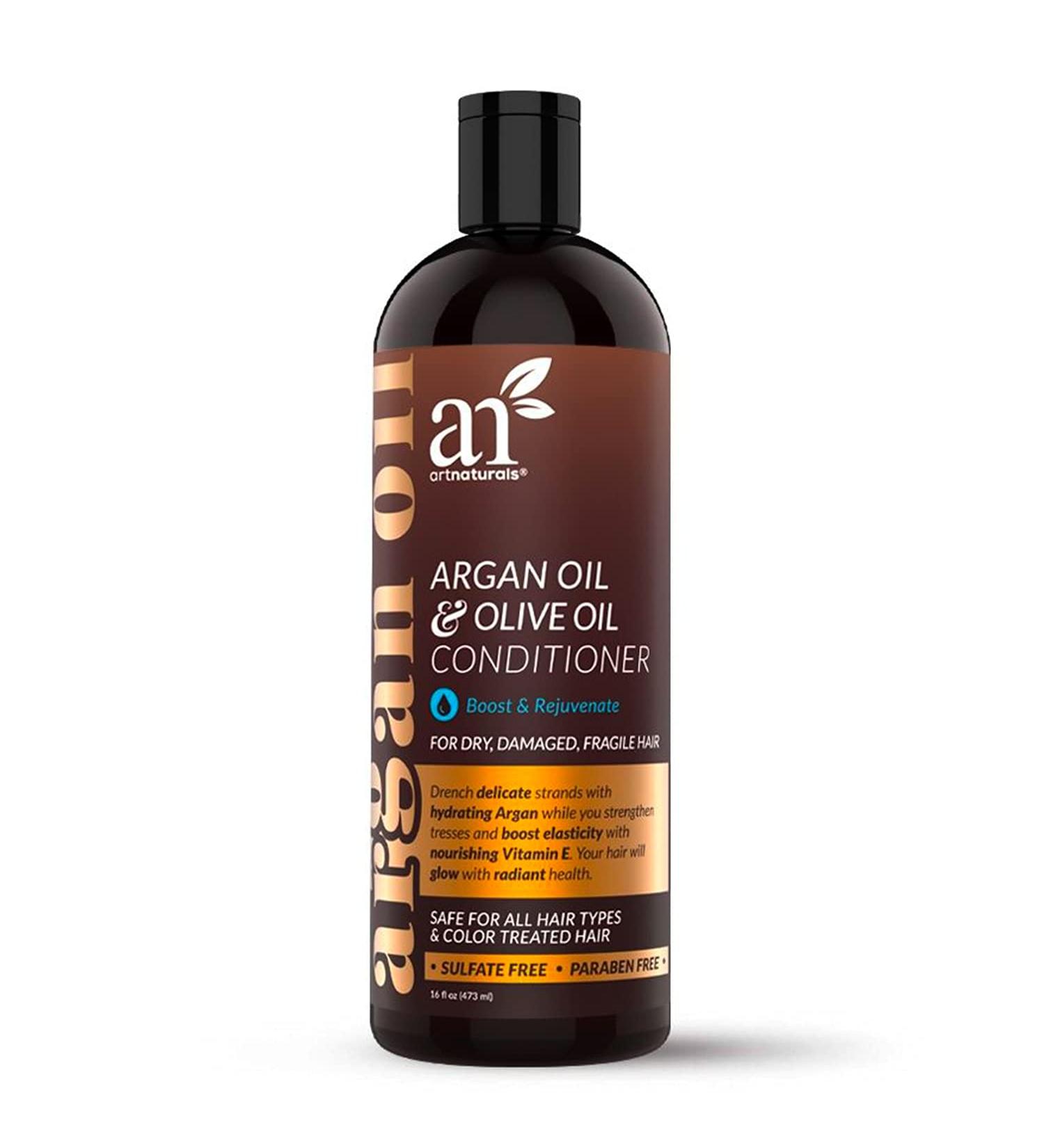 Artnaturals Argan & Olive Oil Conditioner 16 fl oz - Boost & Rejuvenate Hair - Buy Online on GoSupps.com