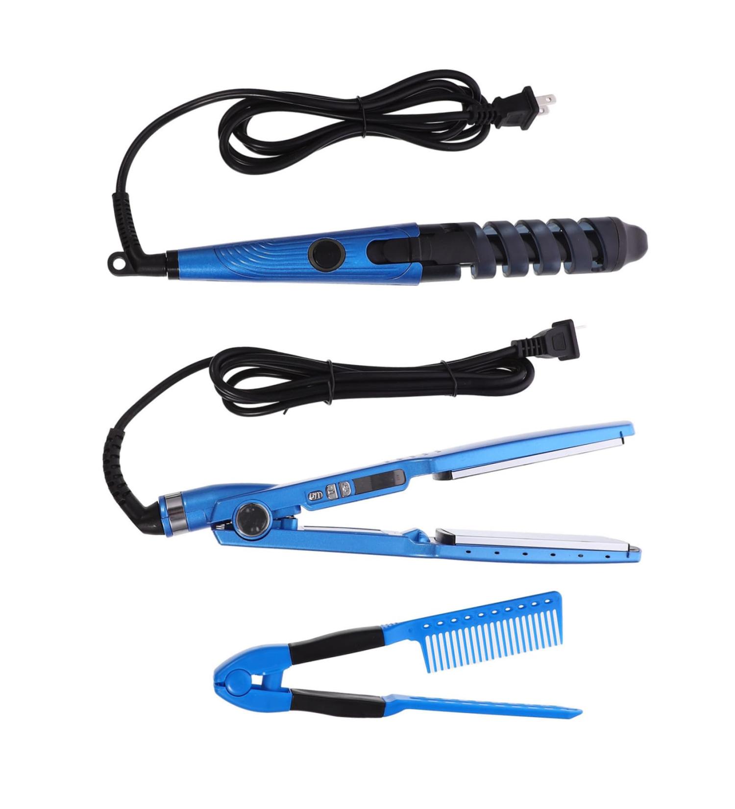 IWOWHERO 1 Set Curling Iron Set Comb Hair Curlers Curling Wand Hair Rollers Hair Curling Iron Ceramics - Buy Online on GoSupps.com