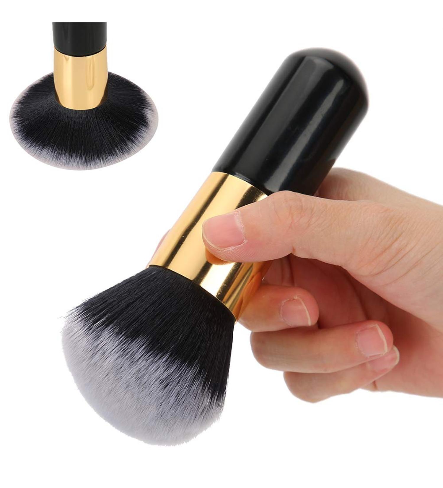 Large Loose Powder Makeup Brush for Buffing and Blending - Soft Long Hair Blush Foundation Brush for Daily Makeup - Buy Online on GoSupps.com