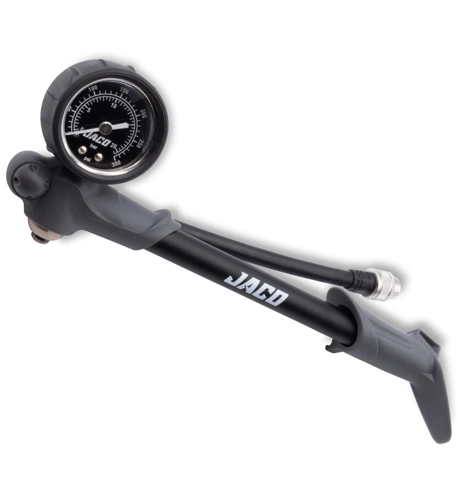 JACO ShockPro MTB Shock Pump - 300 PSI | High Pressure Mountain Bike Air Fork Pump - Buy Online on GoSupps.com