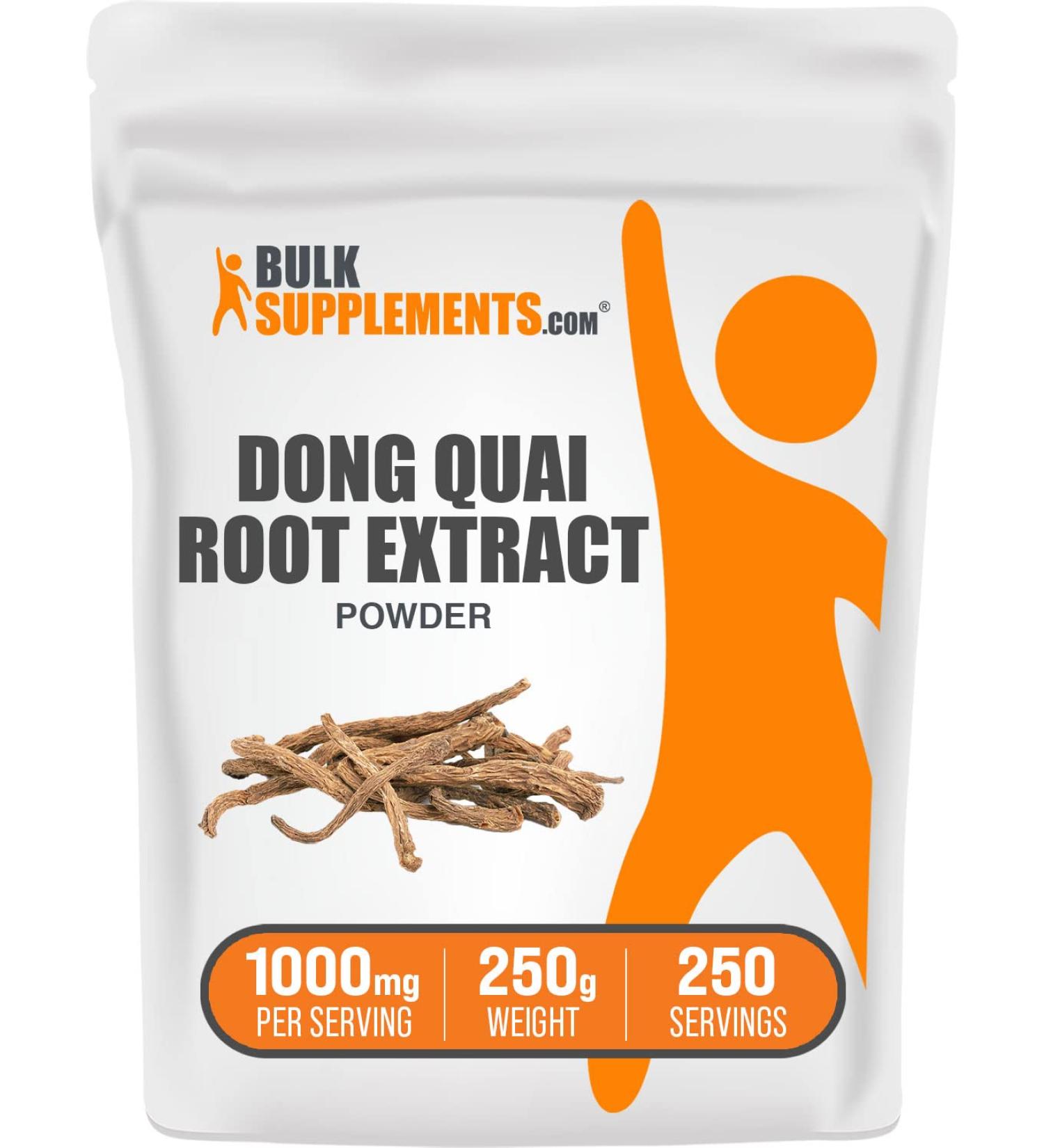 Dong Quai Root Extract - Herbal Supplement - 1000mg per Serving - 250g (8.8 oz) - Buy Online on GoSupps.com
