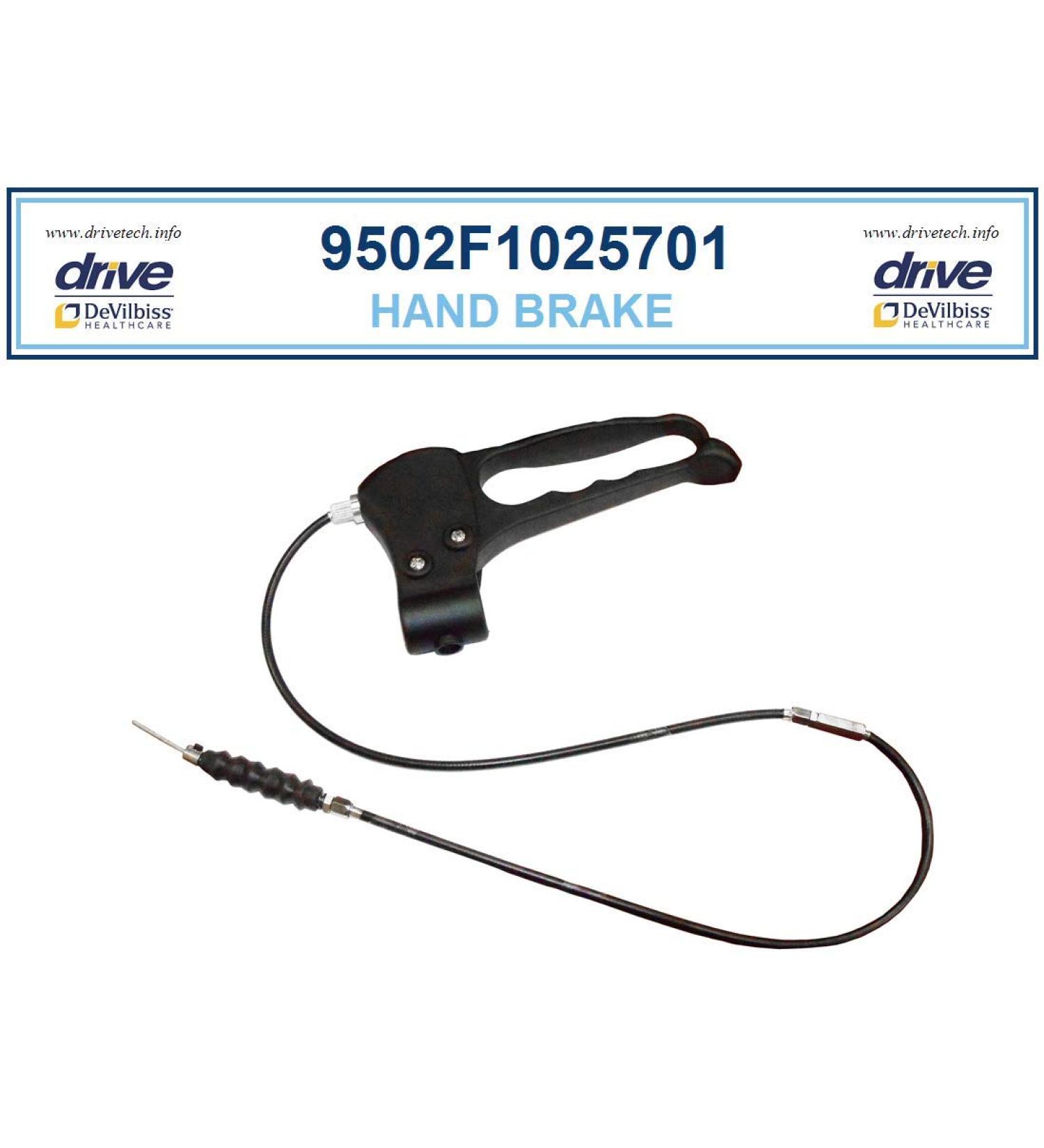 Drive Medical 10257 Rollator Hand Brake with Cable - Part 9502F1025701 | Replacement Accessory - Buy Online on GoSupps.com