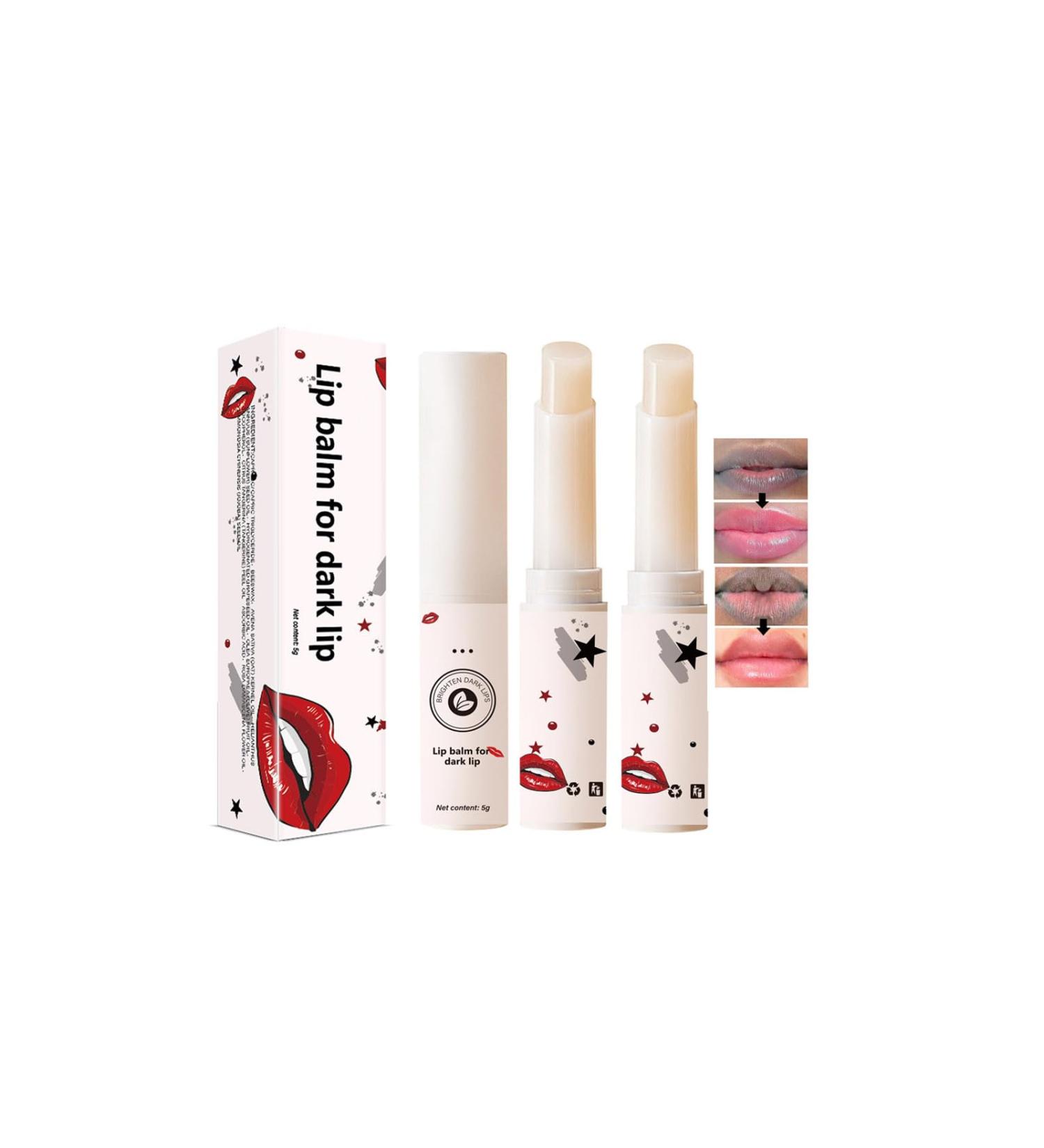 Lip Lightening Balm for Dark Lips Dark Lips Treatment Cream for Smokers Long-Lasting Moisturizer Nourishes & Plumps Lip Care Natural Balm for Dry Cracked and Dull Lips Fades Lip Lines - Buy Online on GoSupps.com