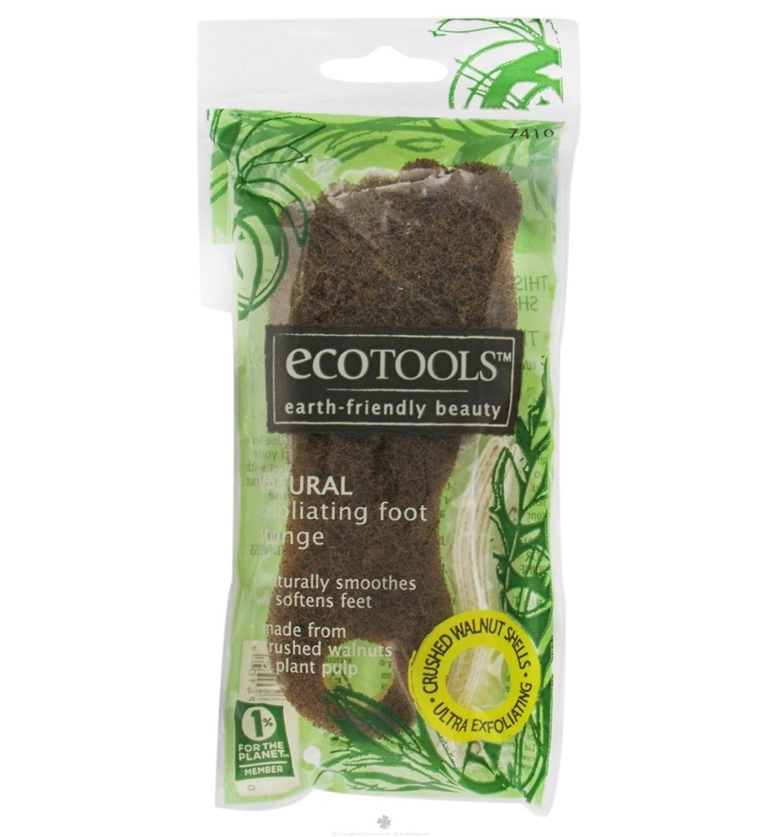 Eco Tools Natural Exfoliating Foot Sponge 1 ea