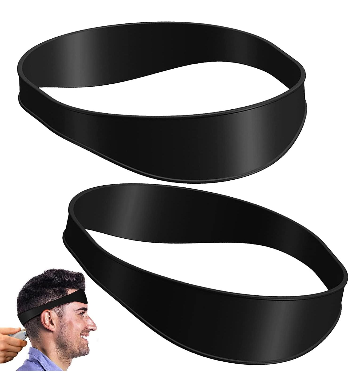 2 Pieces Silicone Curved Haircut Ligaments - Neckline Bearing Template & Hair Cutting Contours Stencil (25cm) - Perfect for Home Haircuts - International Shipping Available - Buy Online on GoSupps.com