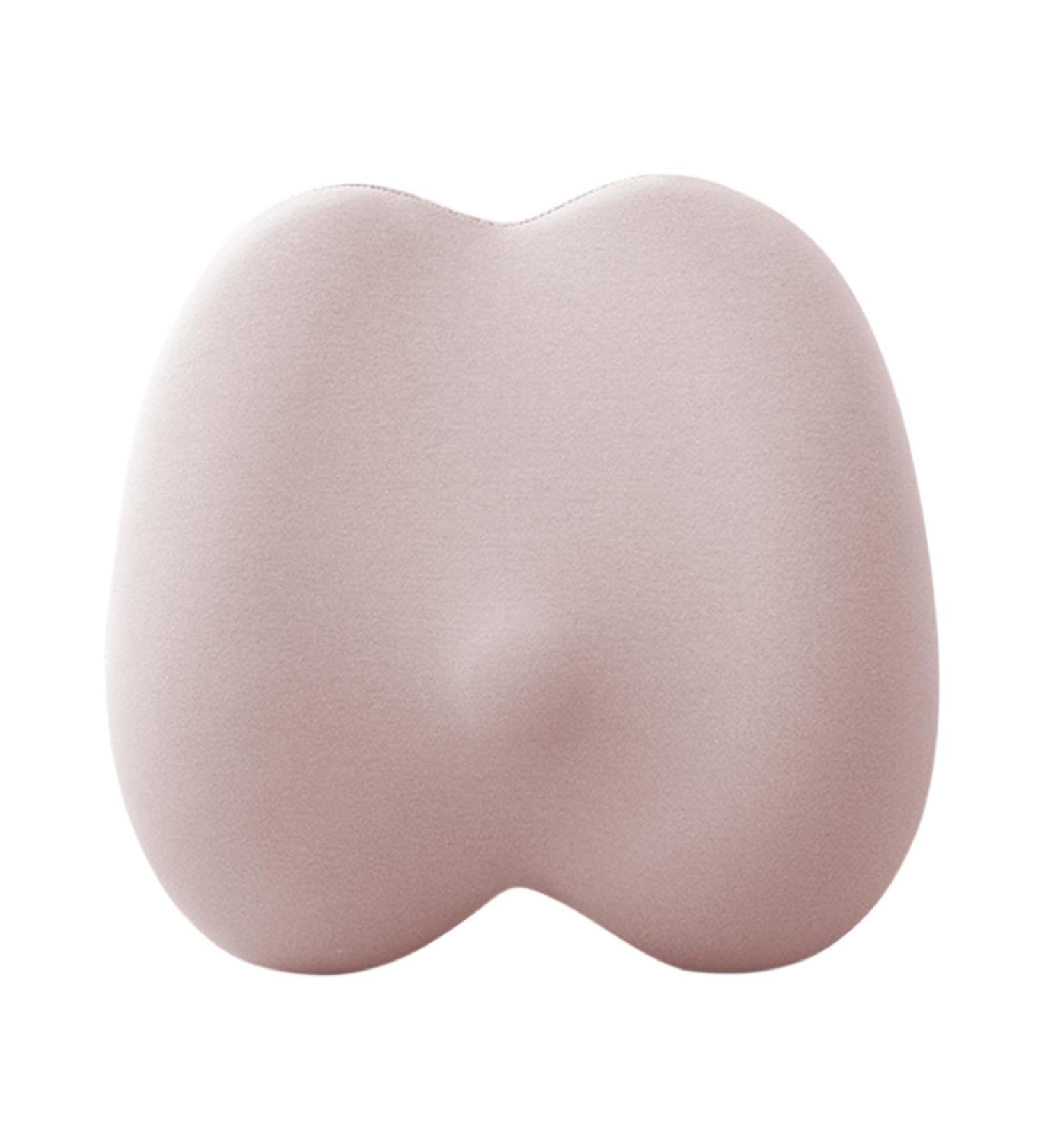 Back Rest for Car Breathable Car Lumbar Support for Driving Seat | Ergonomic Summer Waist Protection Soft Sponge Car Waist Pad Pink - Buy Online on GoSupps.com