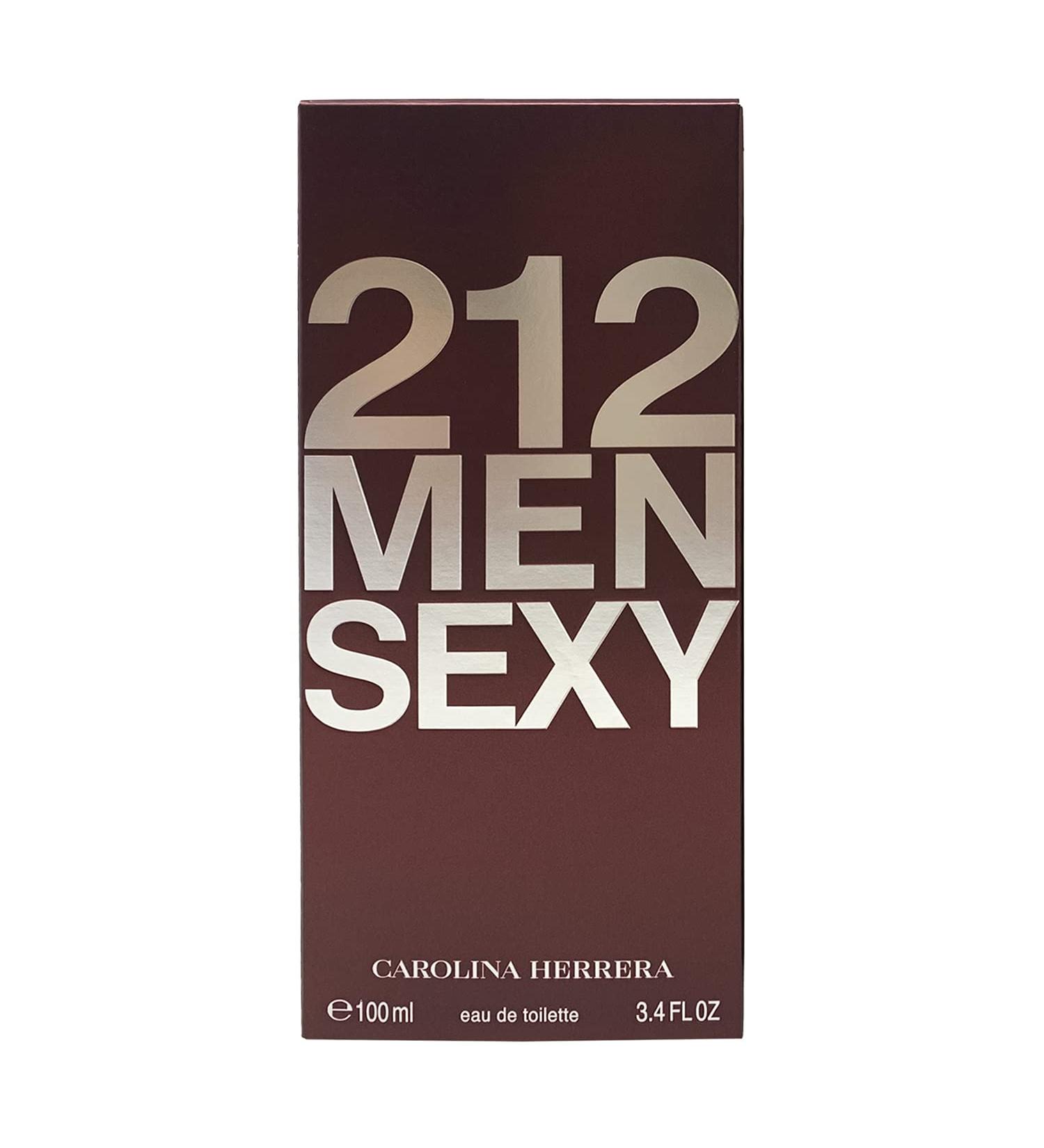 212 Sexy FOR MEN by Carolina Herrera - 3.4 oz EDT Spray 3.4 Fl Oz (Pack of 1) - Buy Online on GoSupps.com