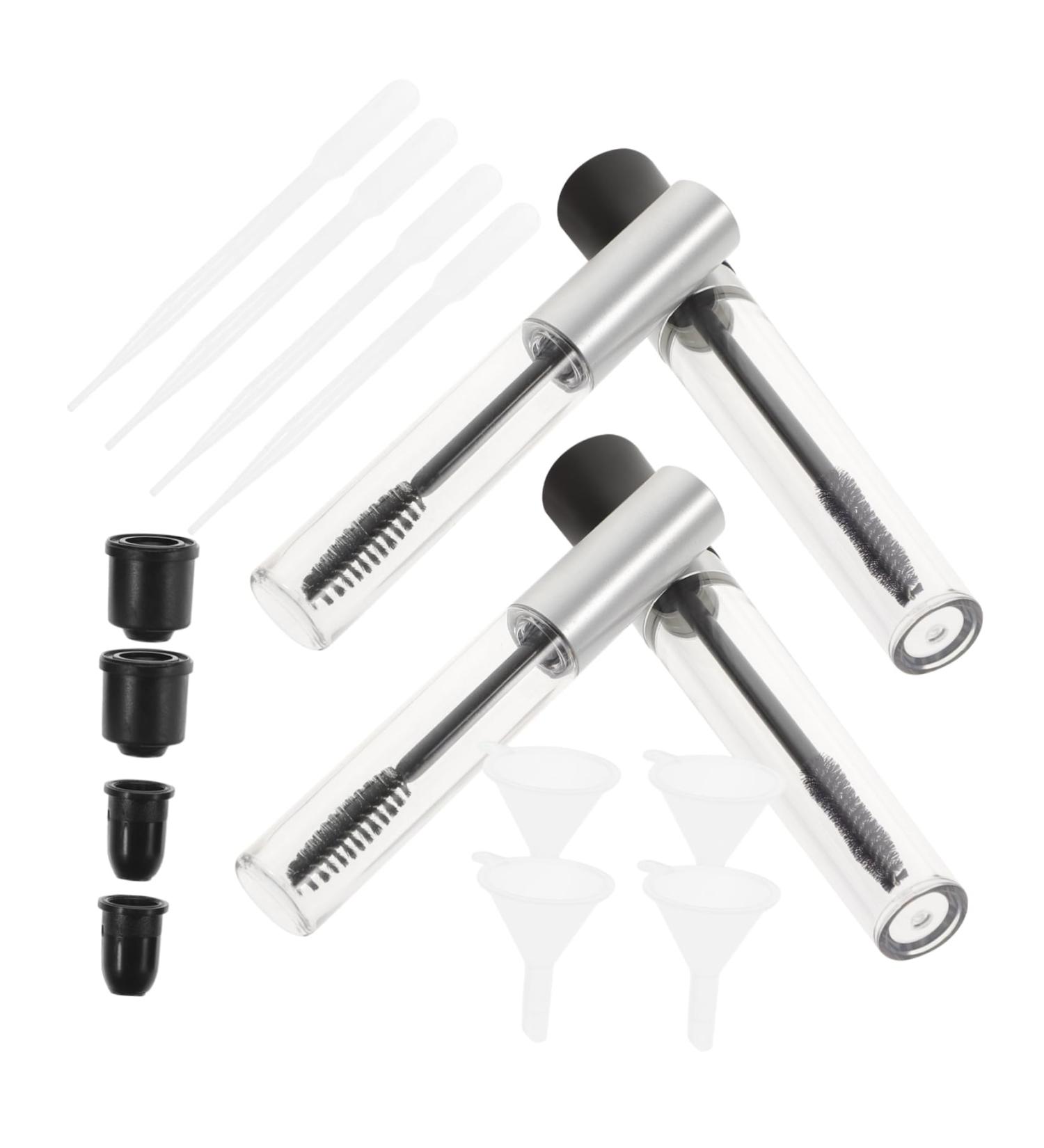 DRESSOOS 2pcs Eyelash Tube Clear Lipstick Tube Empty Eyeliner Vials Empty Mascara Tube Clear Mascara Tubes - Buy Online on GoSupps.com