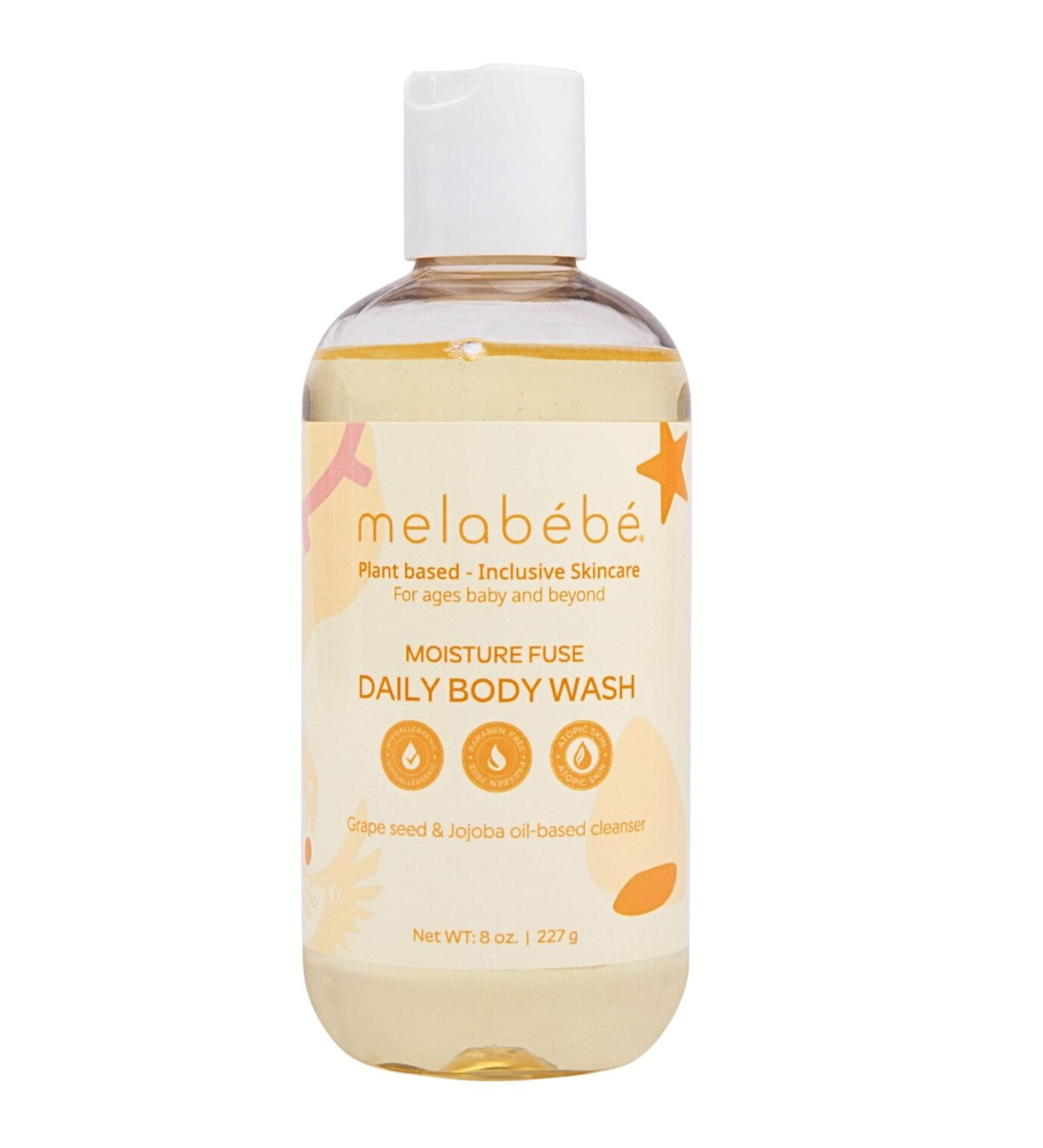 Moisture Fuse Daily Body Wash - Natural Baby Wash for Sensitive Skin & Eczema Relief | Gentle 8oz Body Wash & Shampoo for All Ages - Buy Online on GoSupps.com