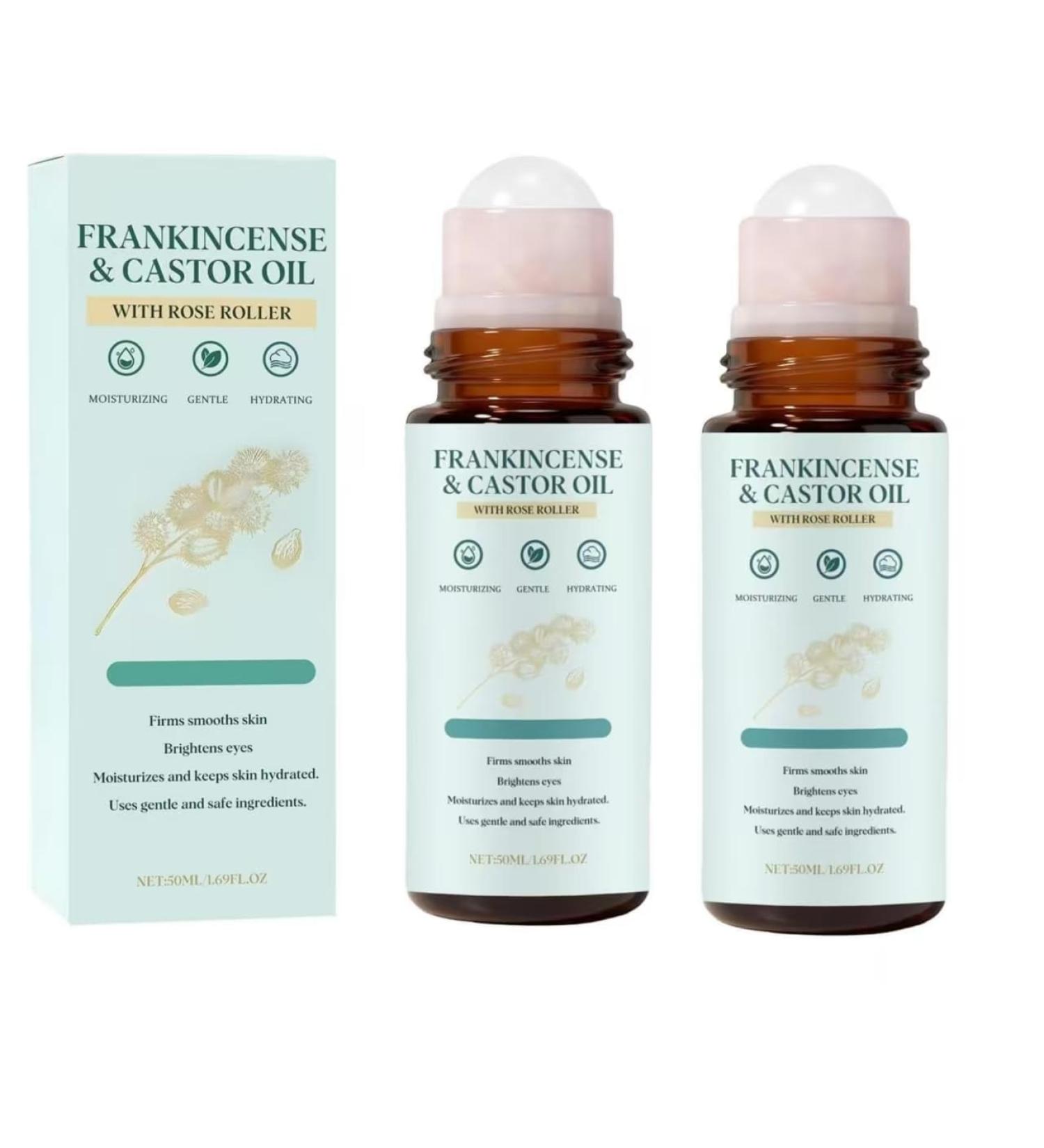 Roll-on l'huile de ricin et l'encens avec bille de quartz rose. Soulage la s cheresse lisse les ridules et illumine le teint. Id al pour les peaux s ches - Buy Online on GoSupps.com