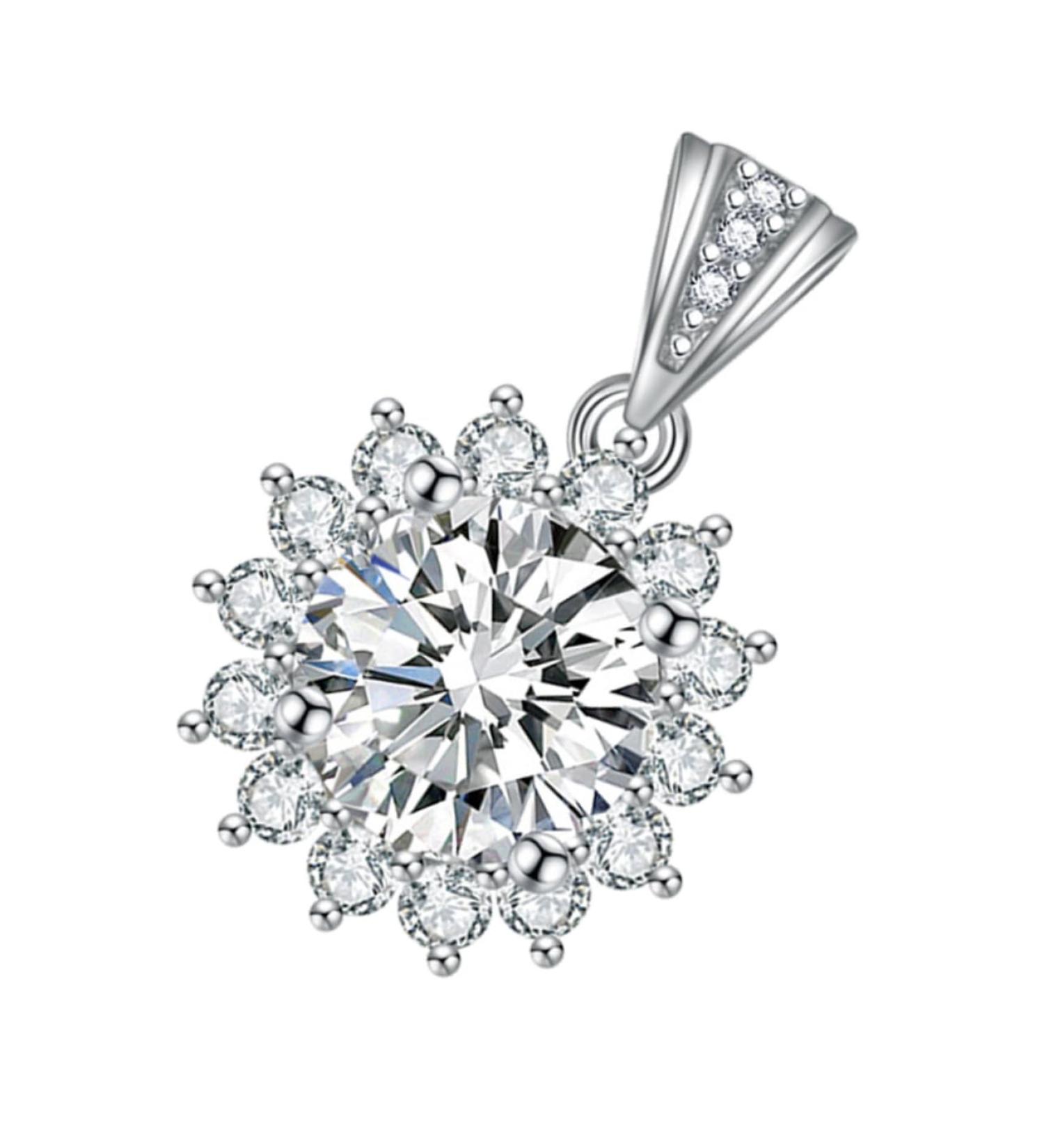 EXCEART 1pc Sun Petal Pendant Jewlery Necklaces Necklace Parts Diy Pendant Diy Materials Accessories Grace - Buy Online on GoSupps.com