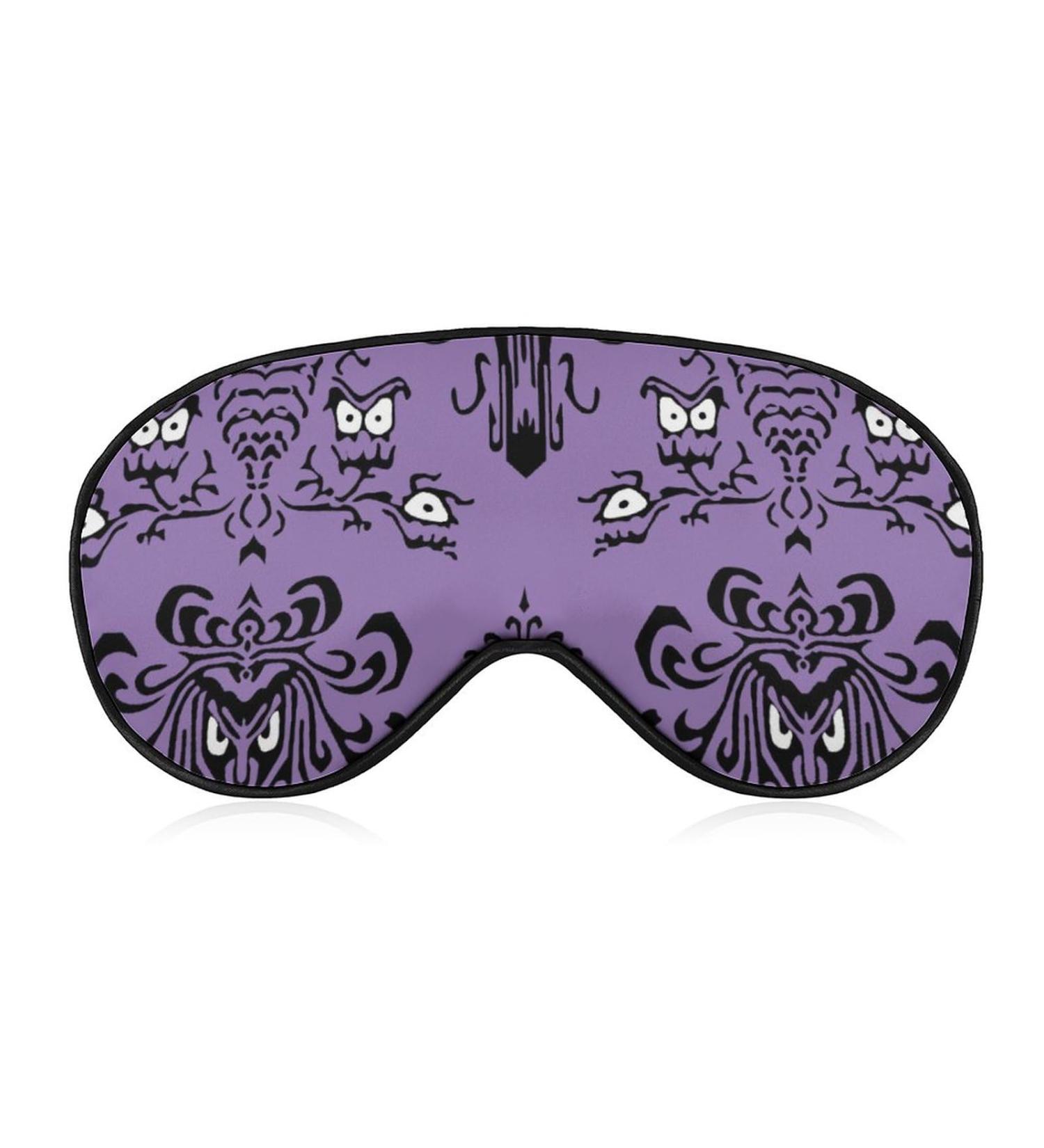 Halloween Haunted House Sleep Mask Eye Cover for Sleeping Blindfold with Adjustable Strap Blocks Light Night Travel Nap for Men Women - Buy Online on GoSupps.com